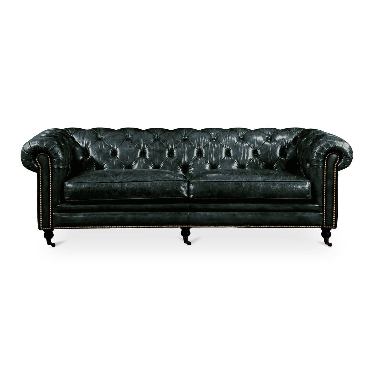Modern European furniture - Tufted Chesterfield Leather Sofa - www.oroa.com