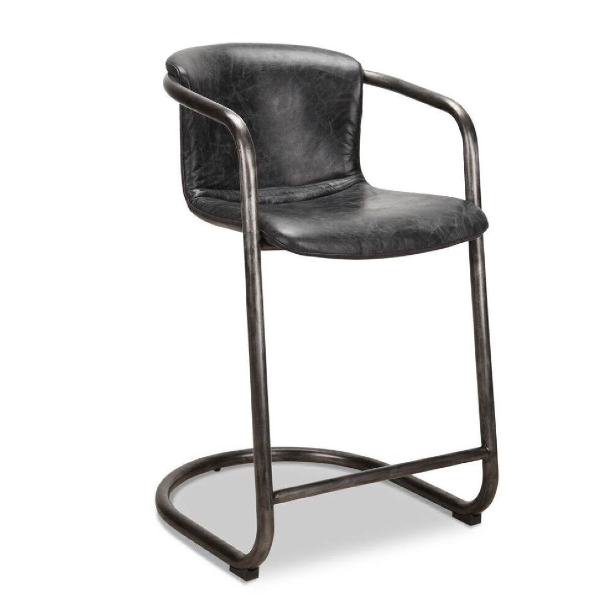Modern European furniture - Cantilevered Counter Stool Set (2) - www.oroa.com | Oroa.com