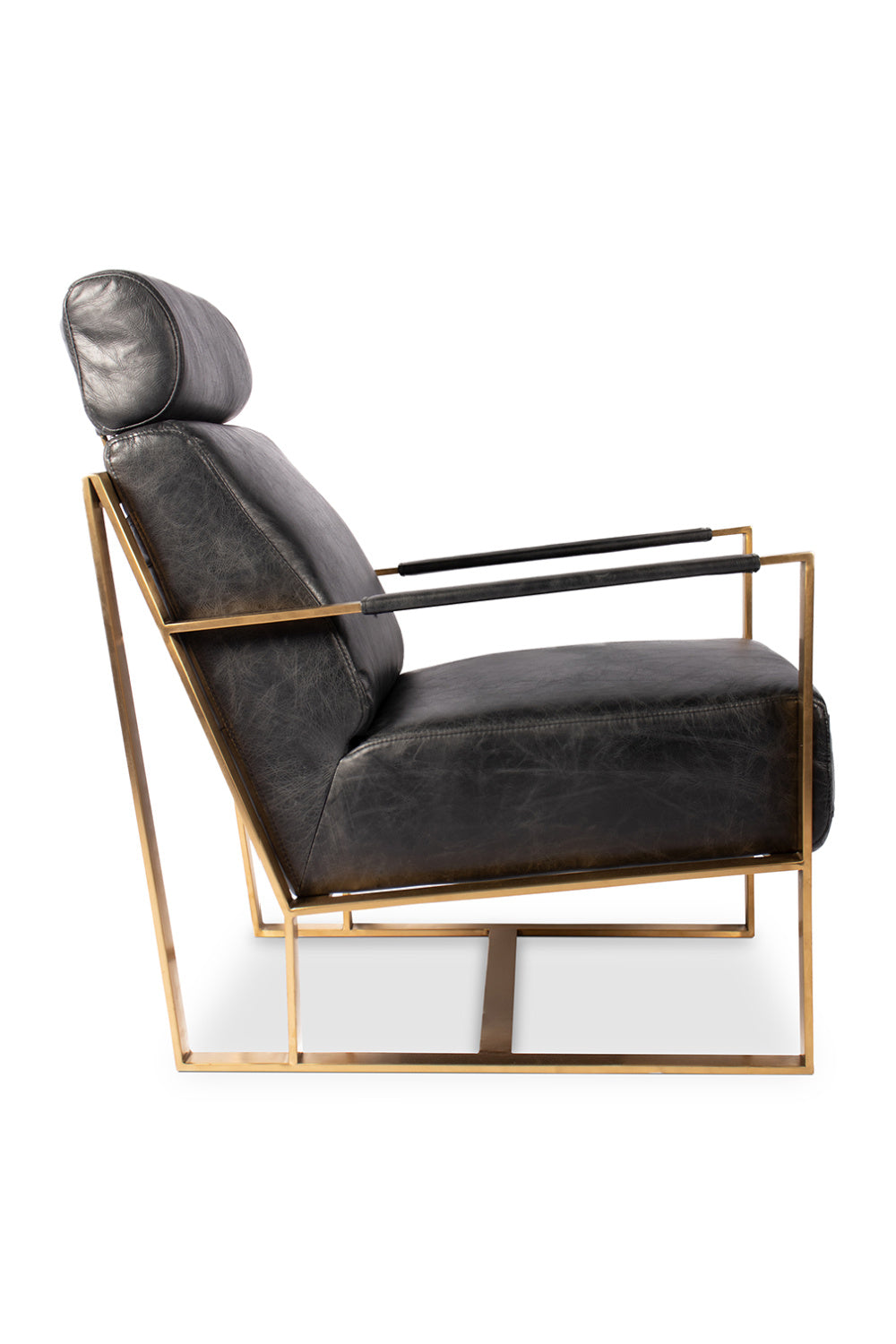 Black Leather Occasional Chair | Novi Living Paradiso | Oroa.com