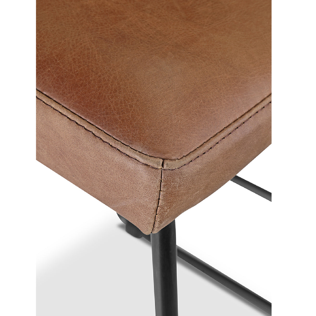 Modern European furniture - Leather Backless Counter Stools (2) - www.oroa.com