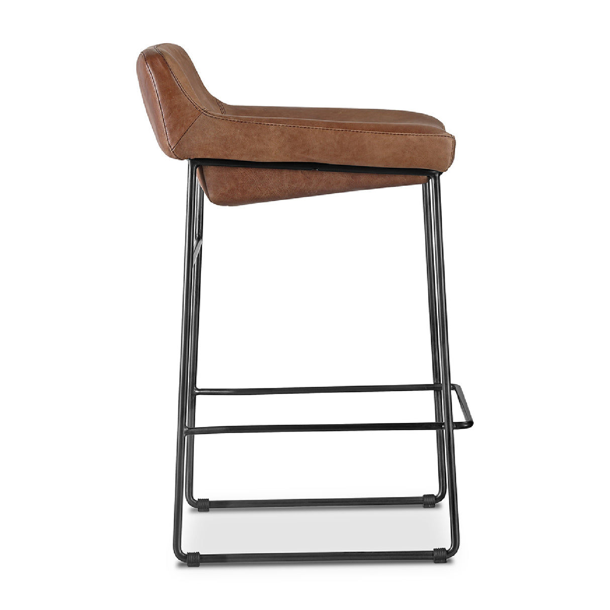 Modern European furniture - Leather Backless Counter Stools (2) - www.oroa.com