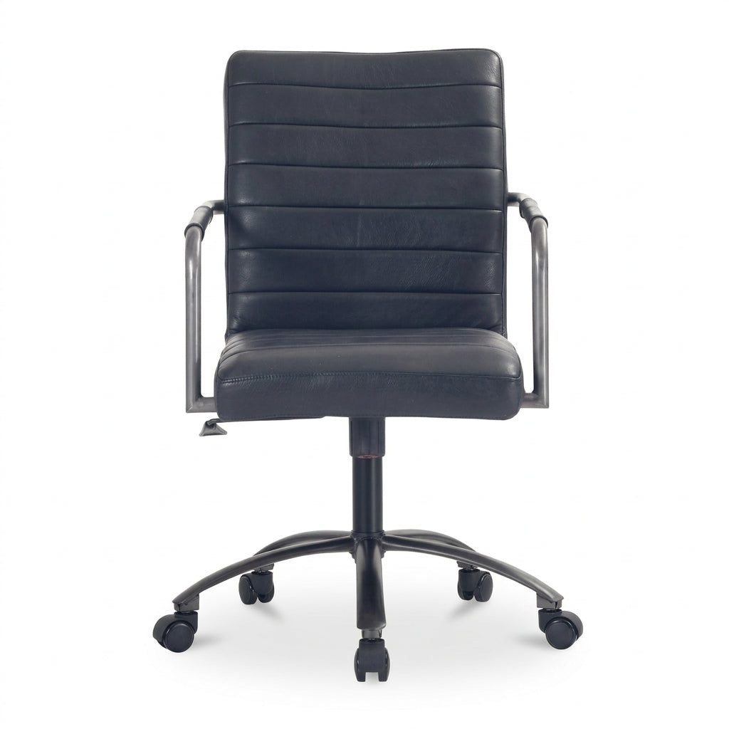 Modern European furniture - Grain Leather Office Chair - www.oroa.com