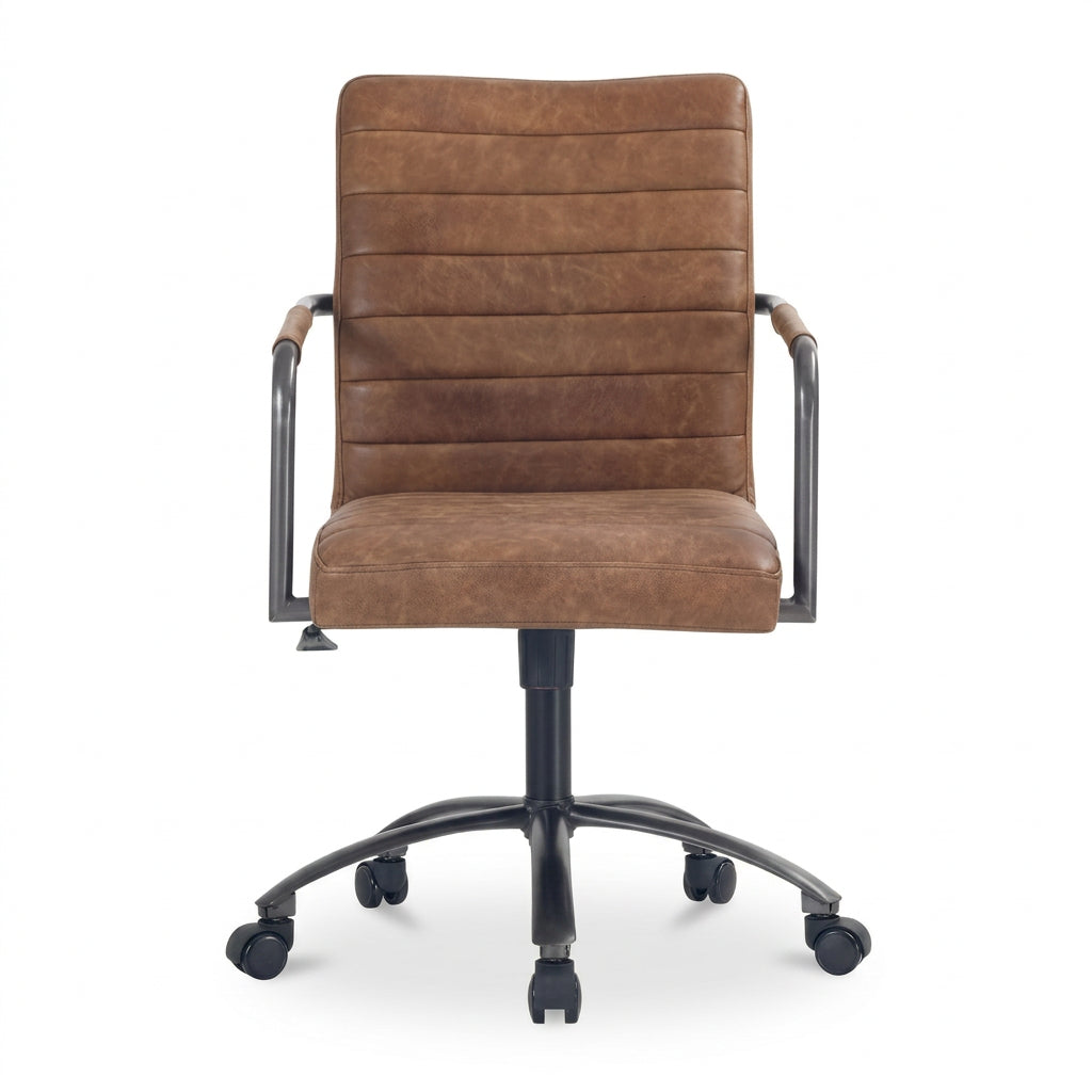 Modern European furniture - Grain Leather Office Chair - www.oroa.com