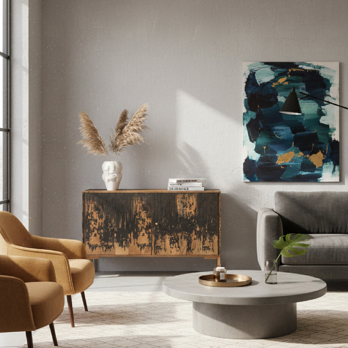 Modern European furniture - VIntage Look Wooden Sideboard - www.oroa.com | Oroa.com