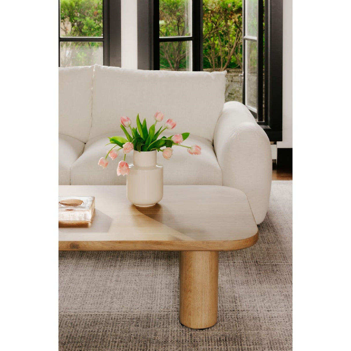 Modern European furniture - Natural Oak Coffee Table - www.oroa.com