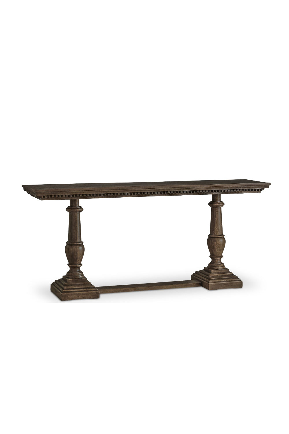 Modern European furniture - Brown Mango Wood Console Table - www.oroa.com