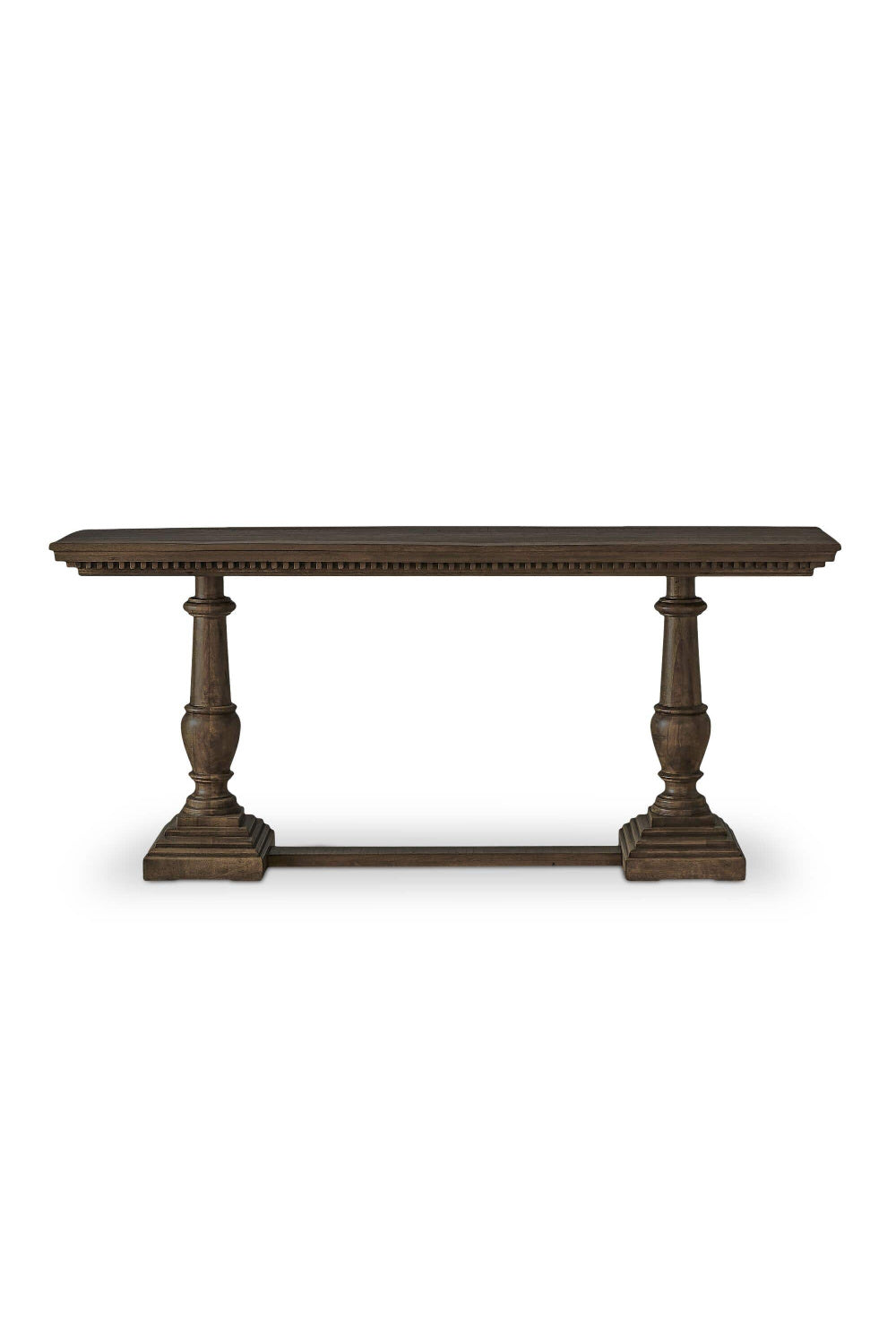 Modern European furniture - Brown Mango Wood Console Table - www.oroa.com