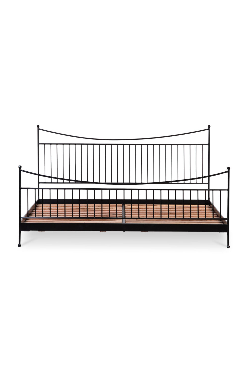 Modern European furniture - Black Iron Bed - www.oroa.com