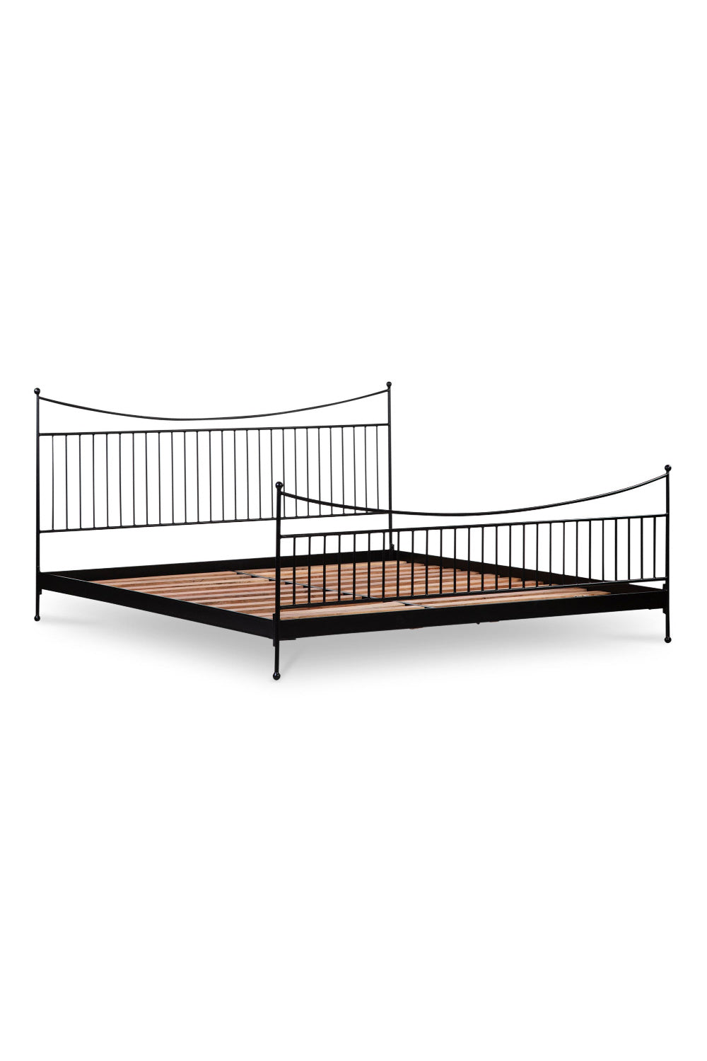 Modern European furniture - Black Iron Bed - www.oroa.com