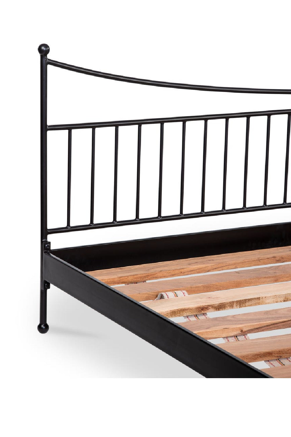 Modern European furniture - Black Iron Bed - www.oroa.com