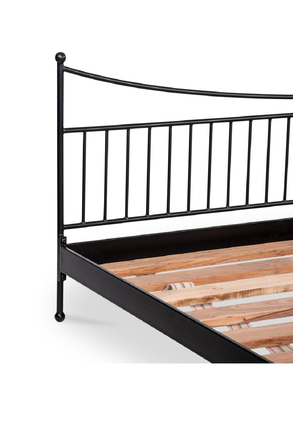 Modern European furniture - Black Iron Bed - www.oroa.com
