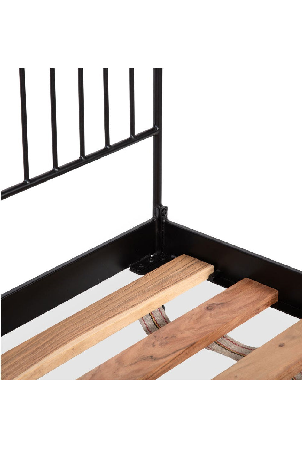 Modern European furniture - Black Iron Bed - www.oroa.com