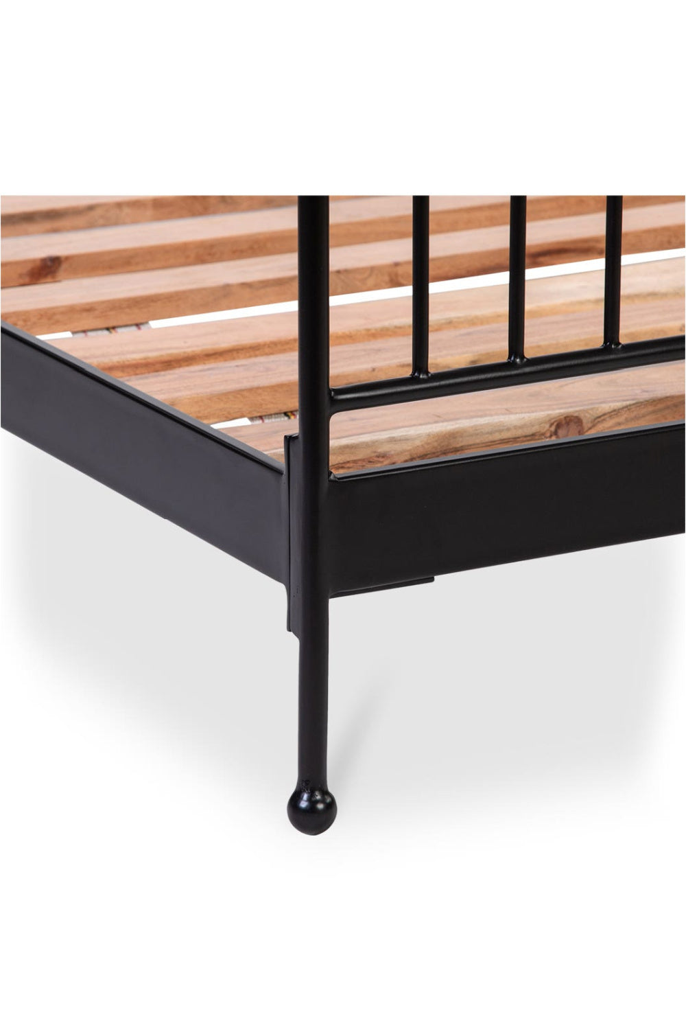 Modern European furniture - Black Iron Bed - www.oroa.com
