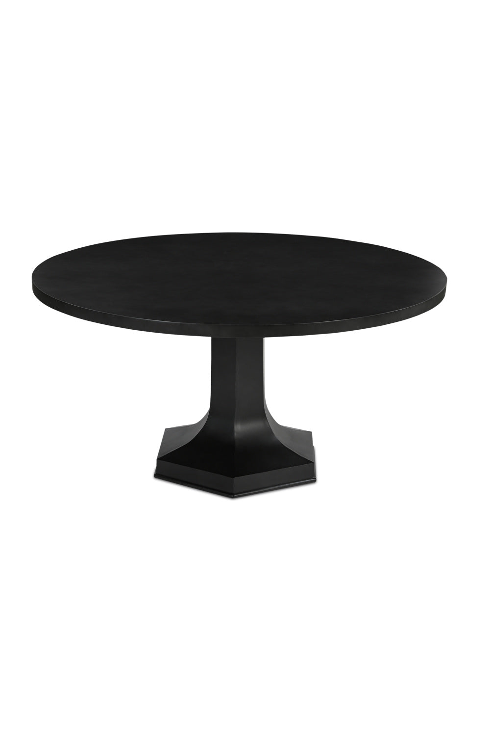 Modern European furniture - Black Round Dining Table - www.oroa.com