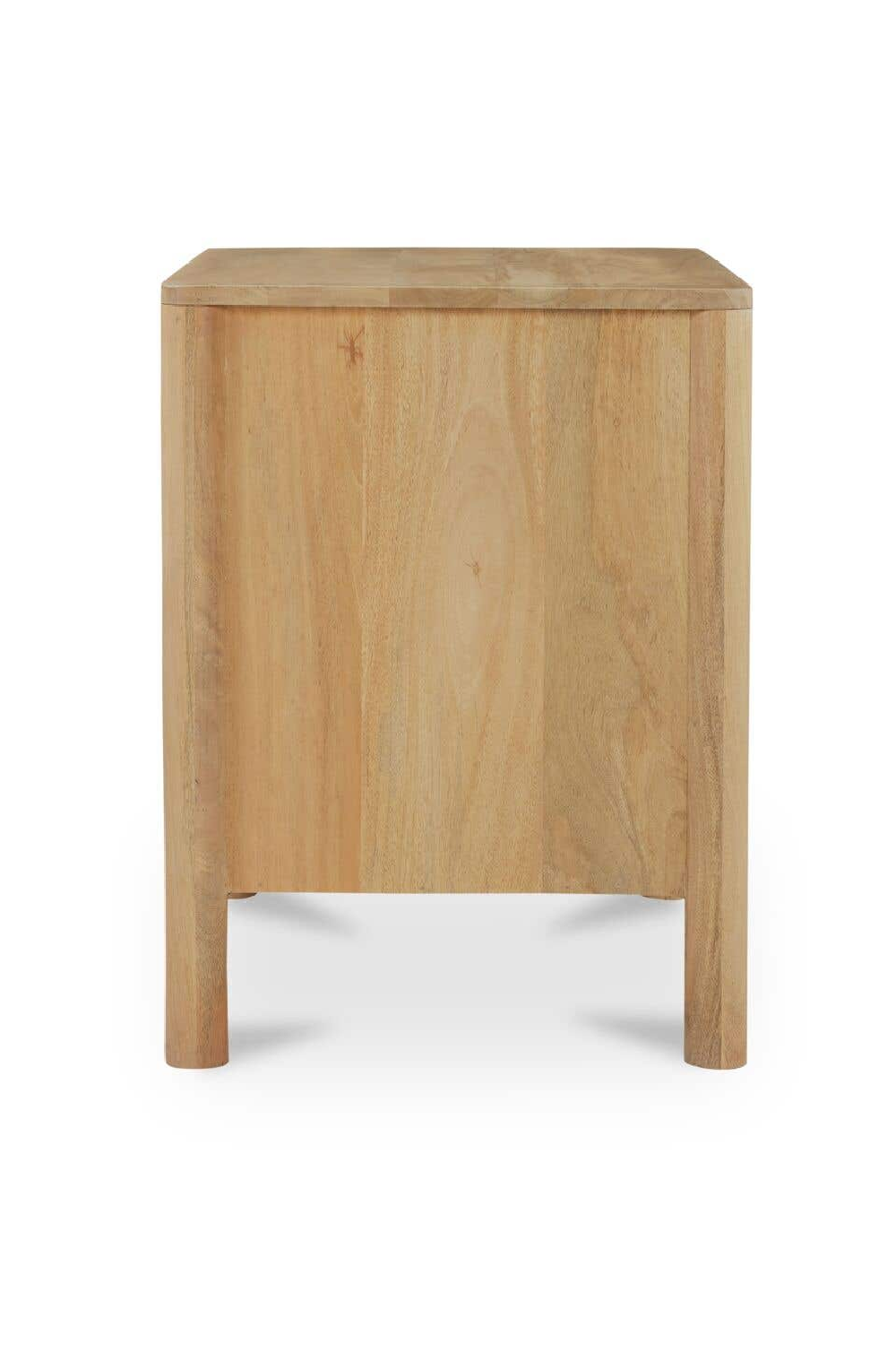 Modern European furniture - 2-Drawer Mango Wood Nightstand - www.oroa.com