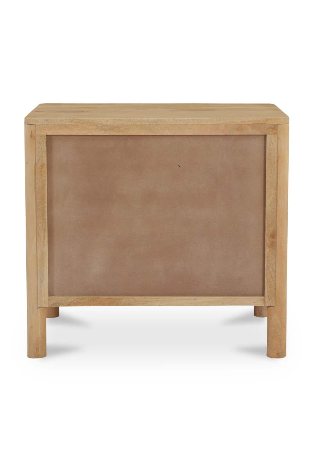 Modern European furniture - 2-Drawer Mango Wood Nightstand - www.oroa.com