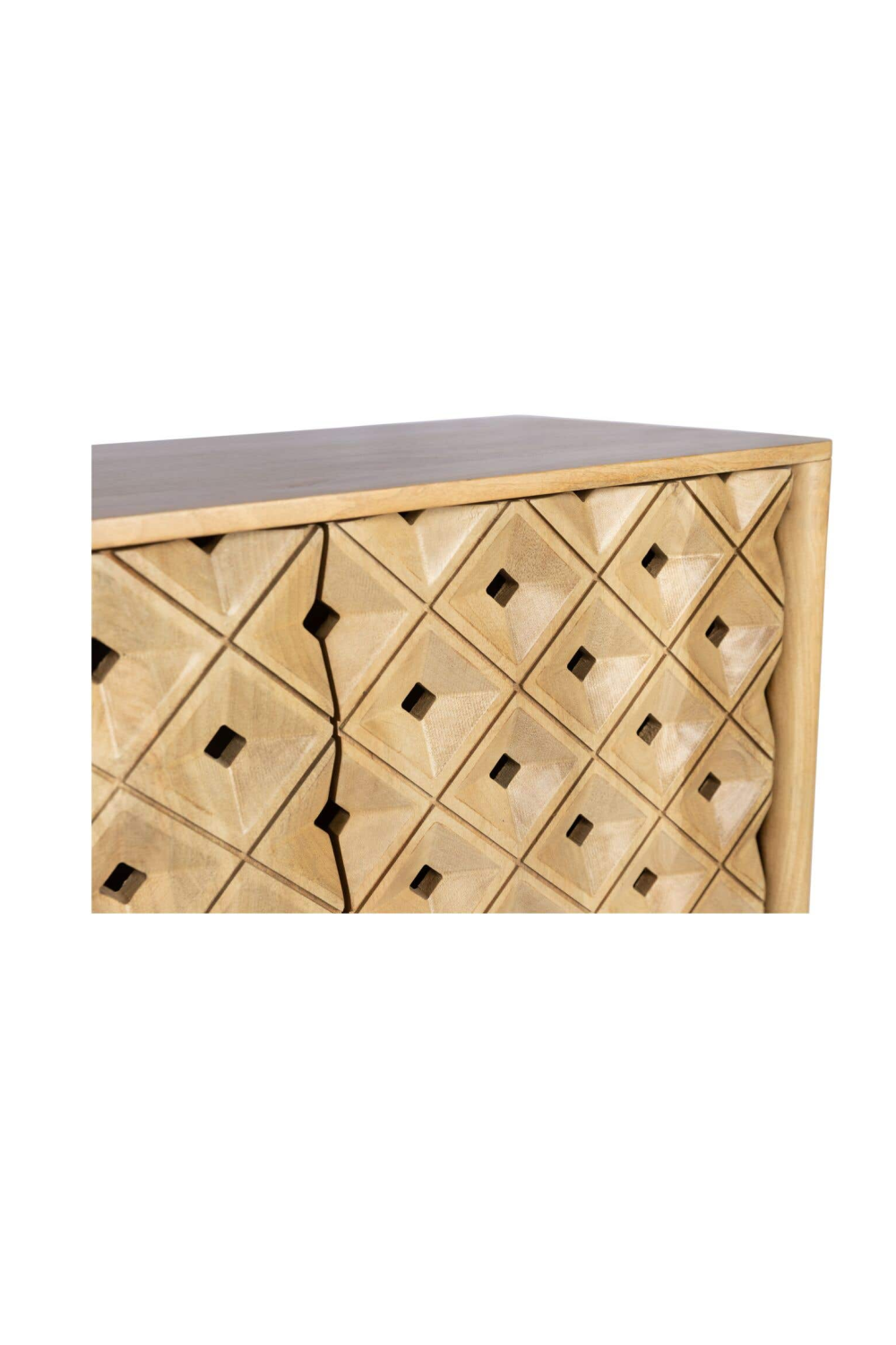 Modern European furniture - 4-Door Mango Wood Sideboard - www.oroa.com