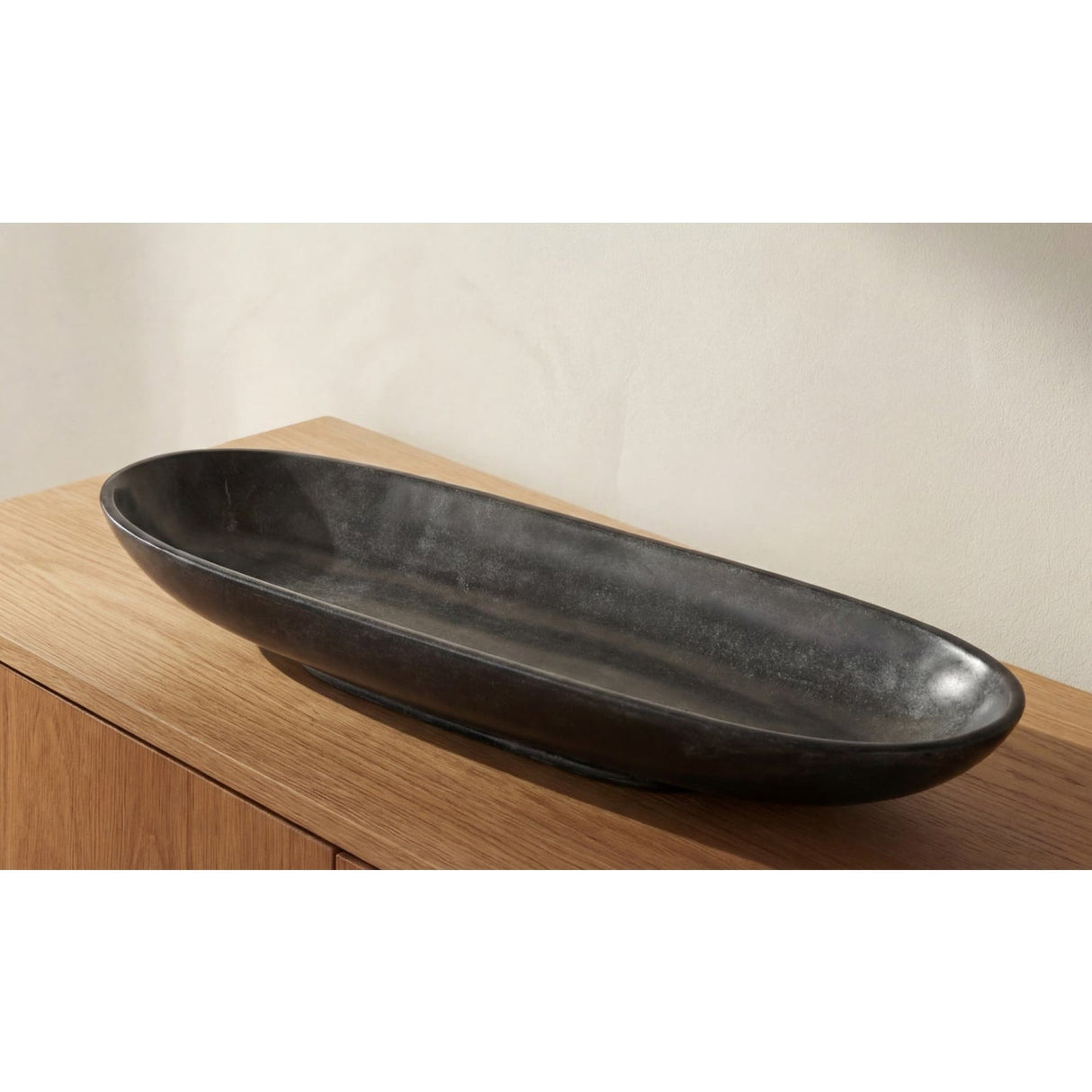 Modern or European furniture - Black Marble Tray - www.oroa.com