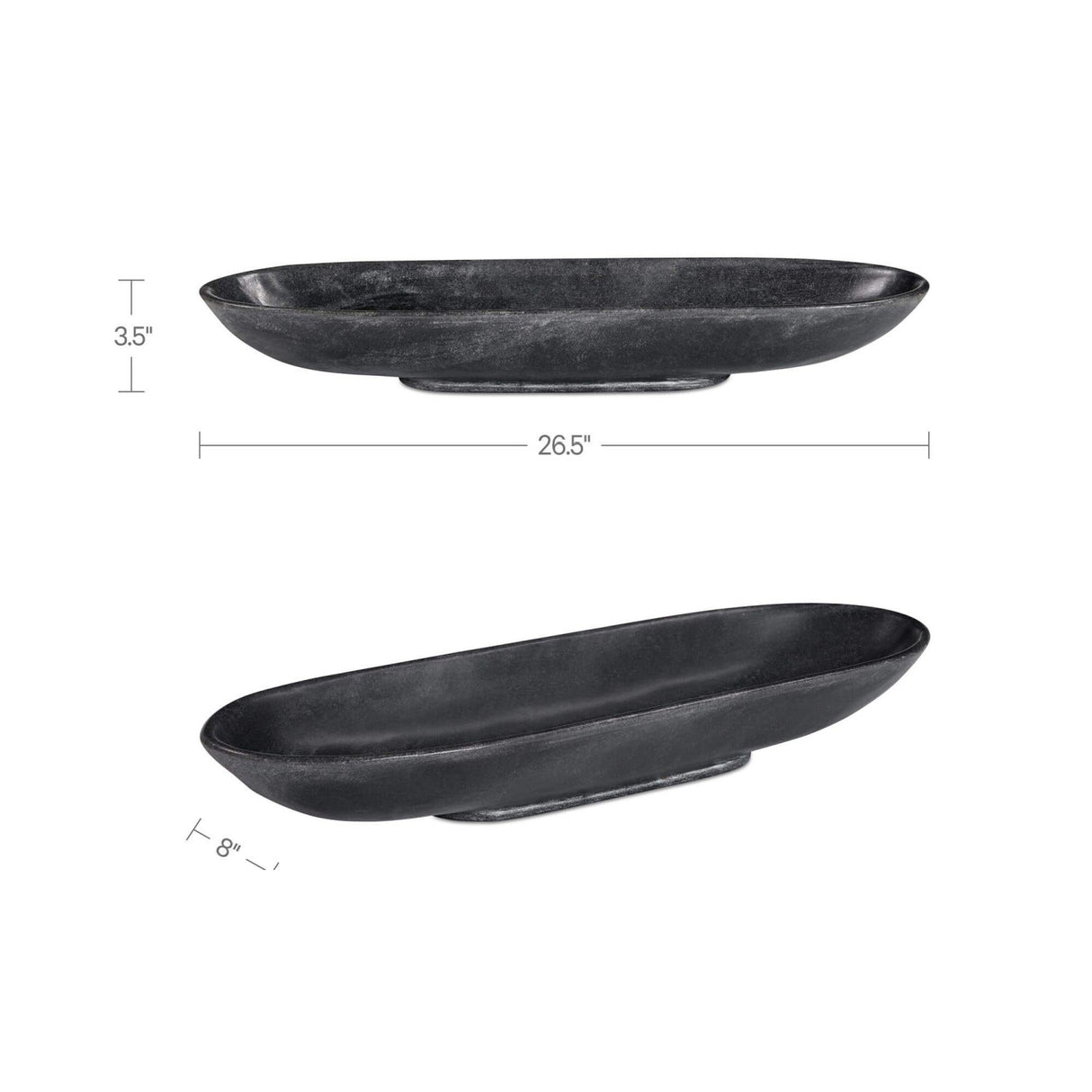 Black Marble Tray | Oroa.com