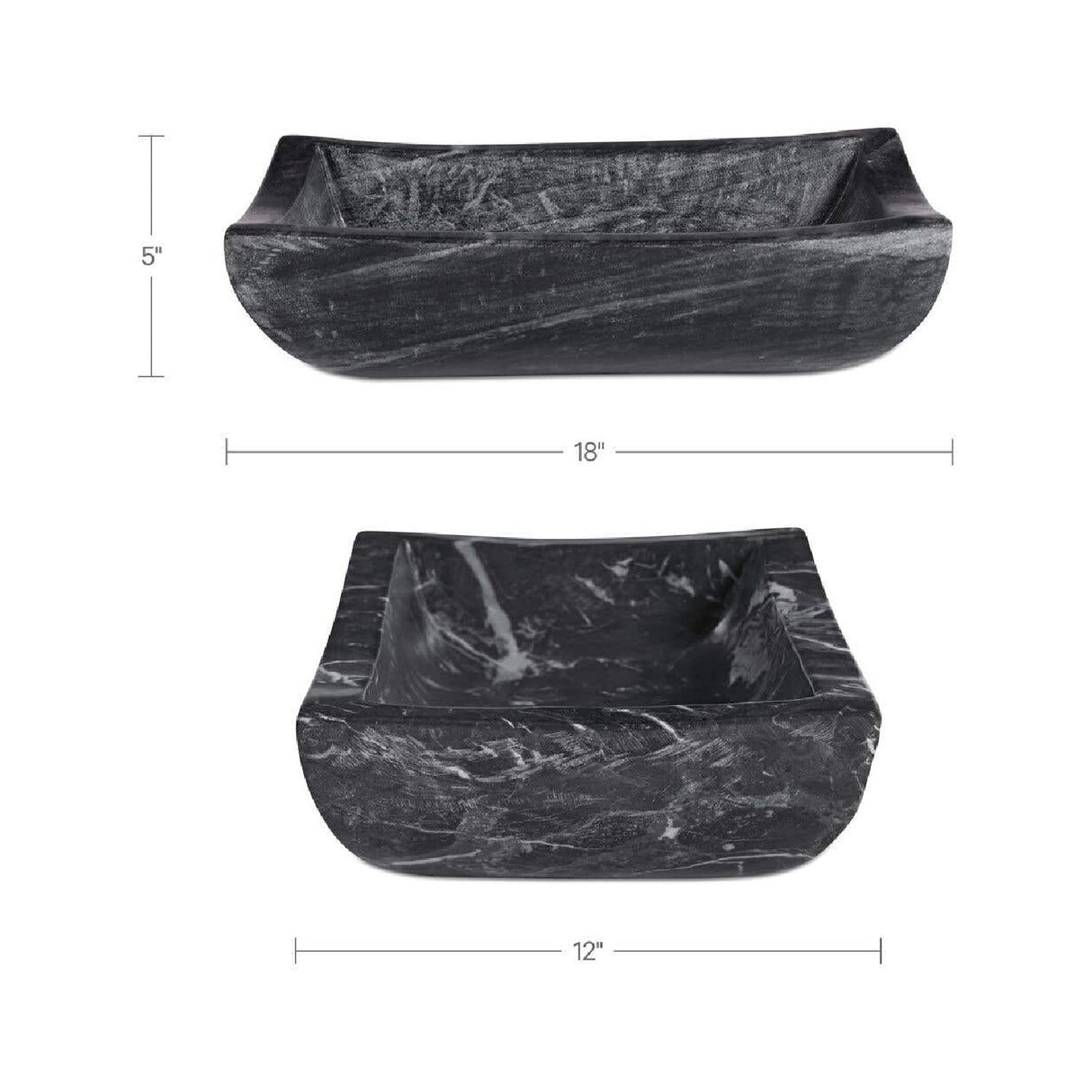 Modern or European furniture - Solid Marble Bowl - www.oroa.com
