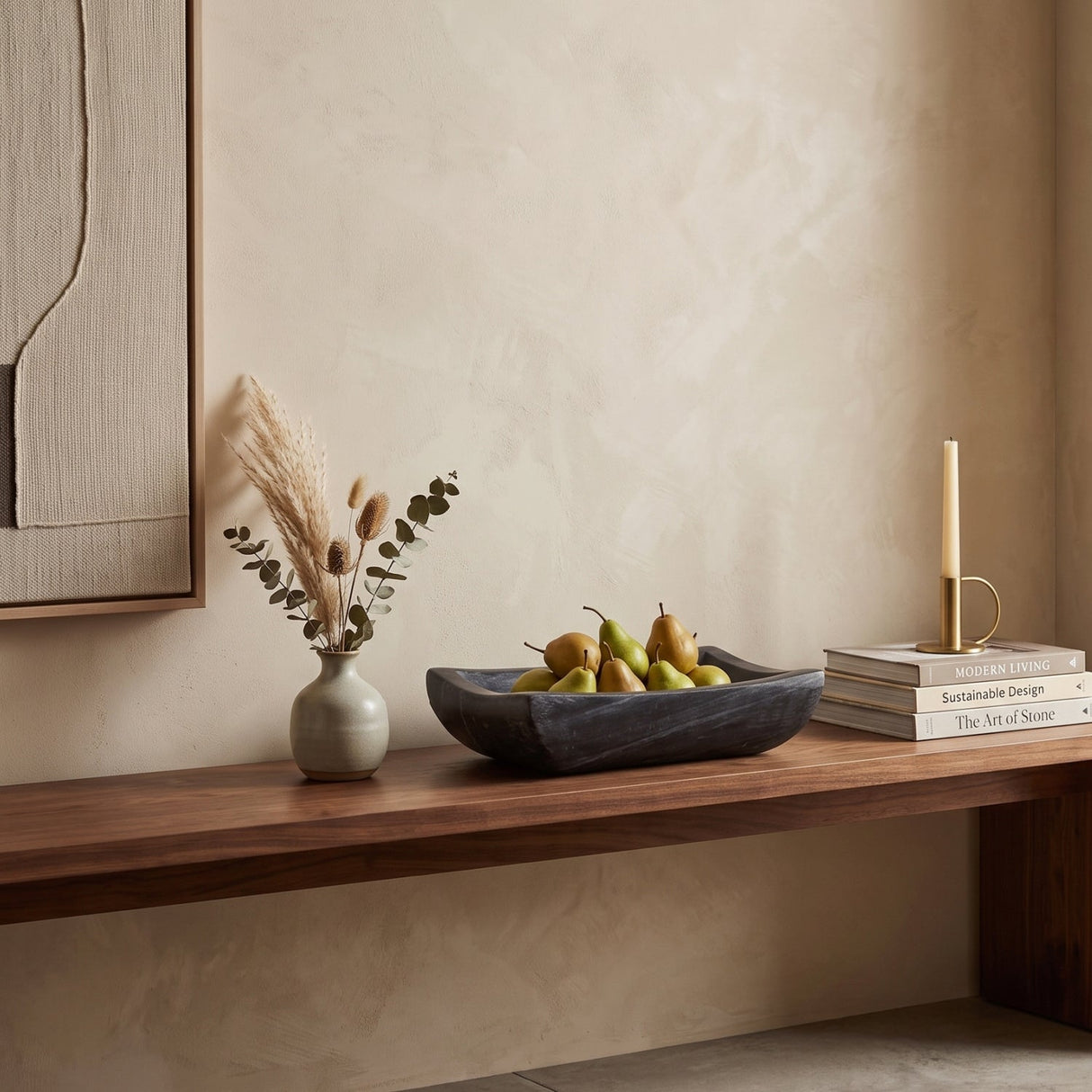 Modern or European furniture - Solid Marble Bowl - www.oroa.com
