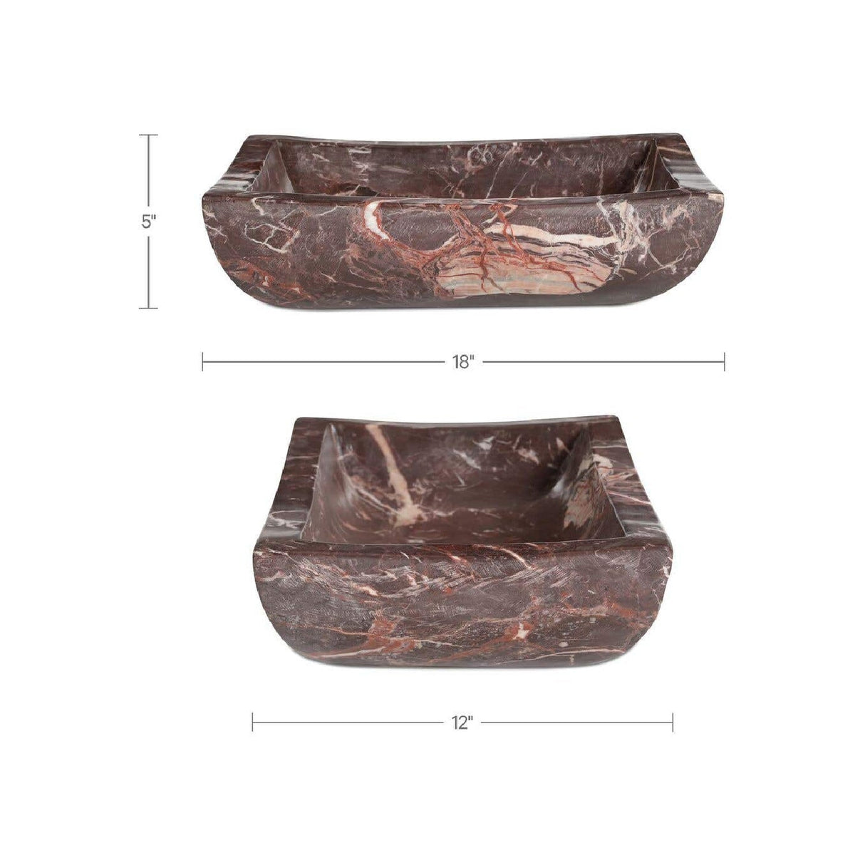 Modern or European furniture - Solid Marble Bowl - www.oroa.com