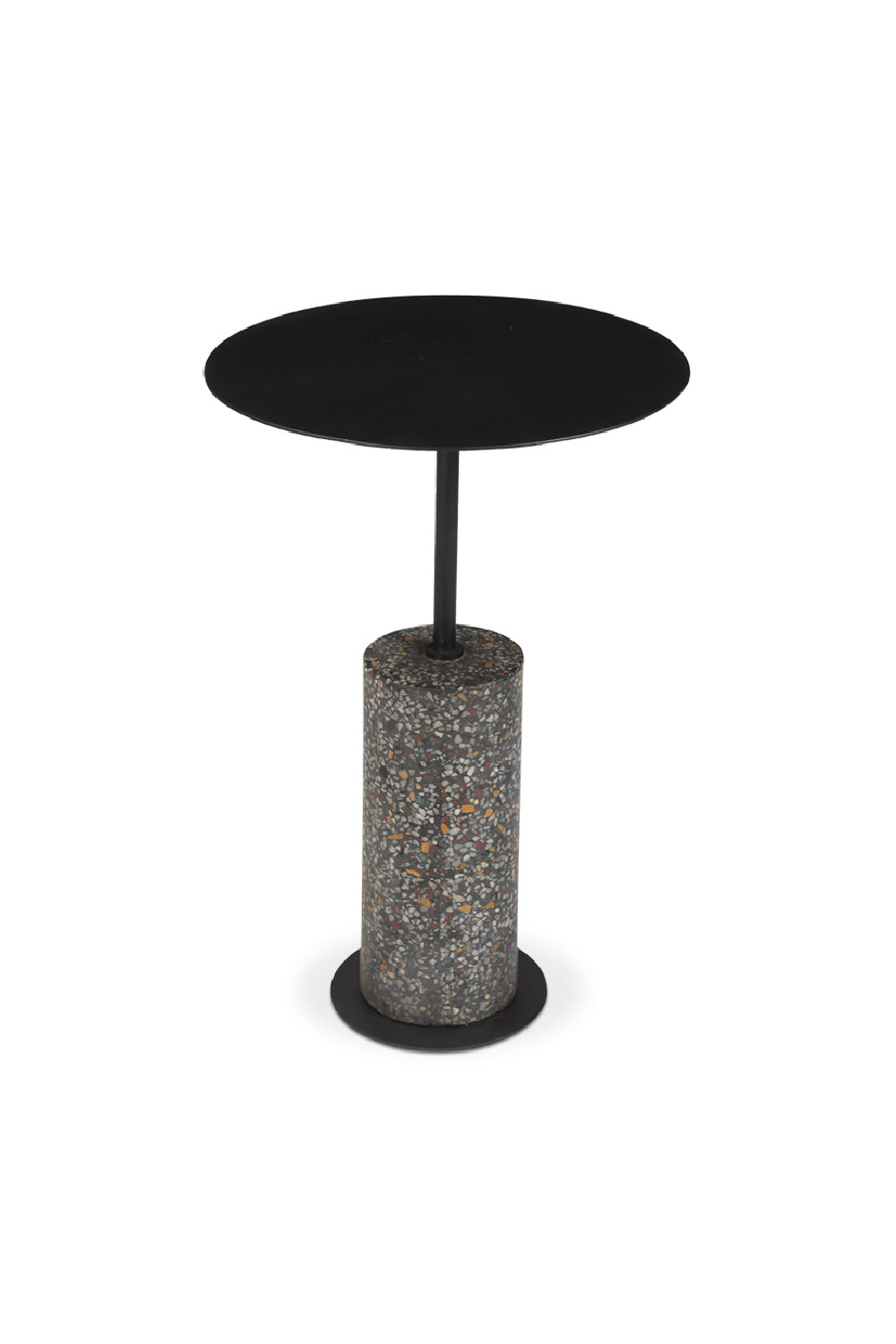 Modern European furniture - Black Iron Accent Table - www.oroa.com