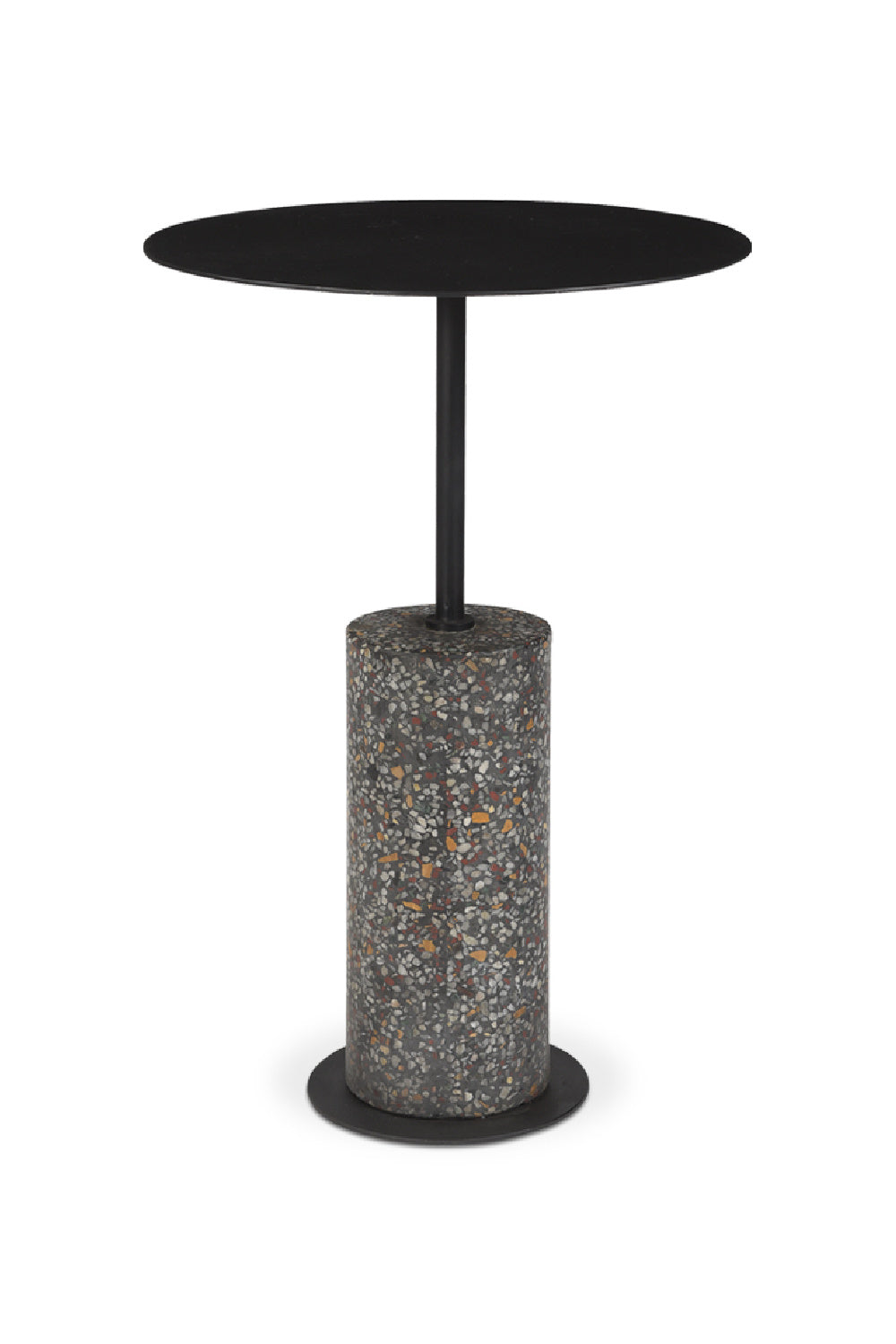 Modern European furniture - Black Iron Accent Table - www.oroa.com