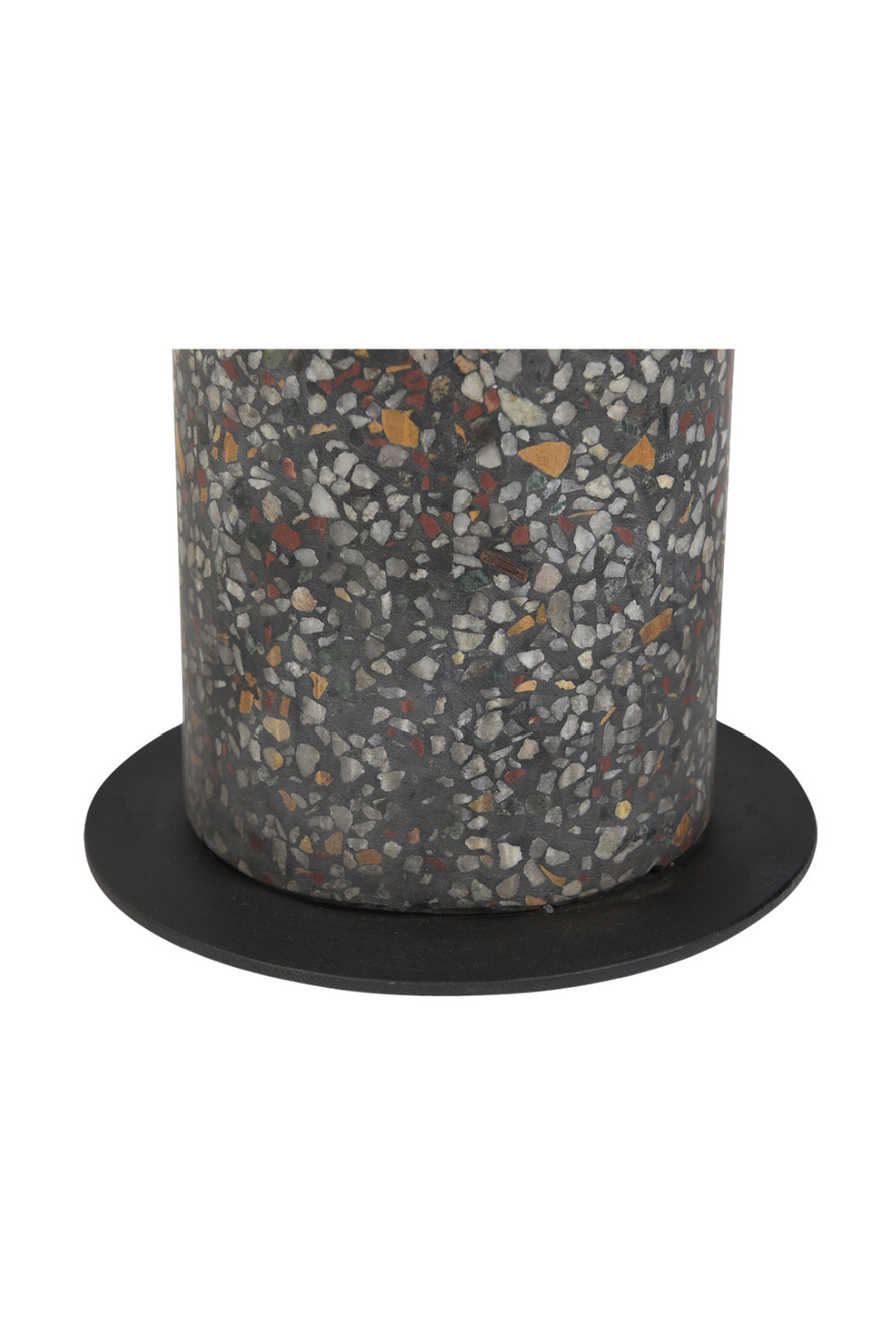 Modern European furniture - Black Iron Accent Table - www.oroa.com