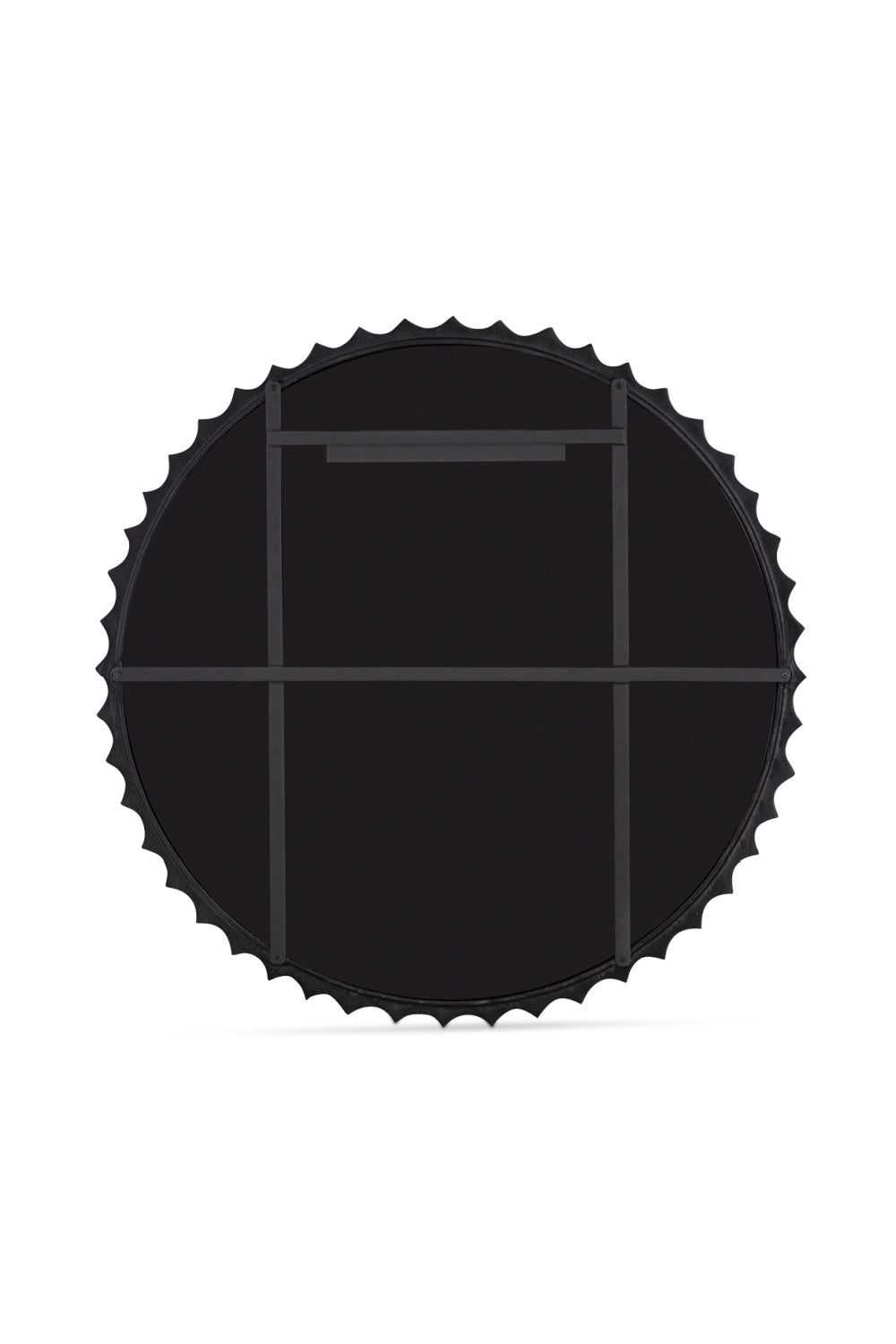 Modern European furniture - Black Round Mirror - www.oroa.com