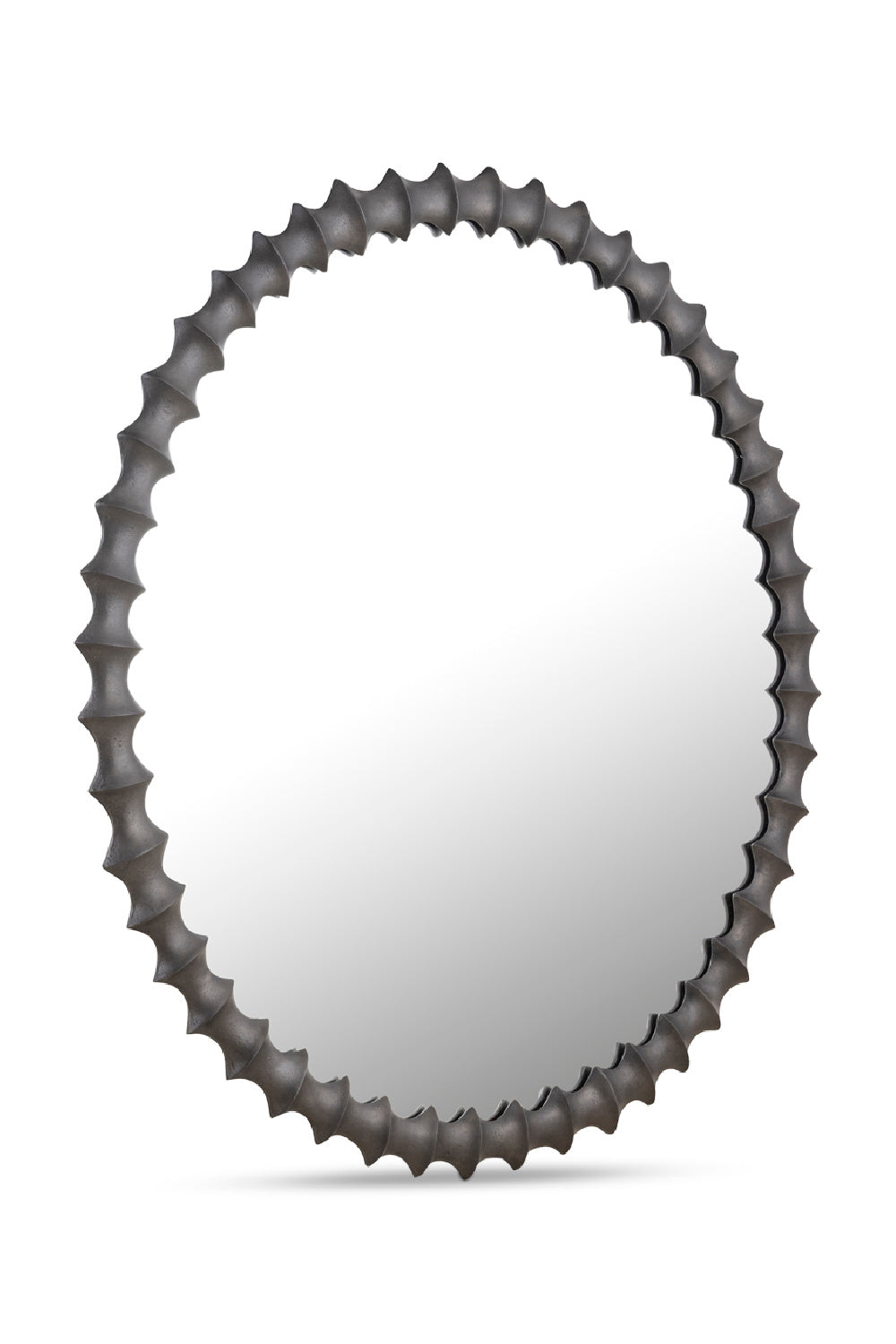 Modern European furniture - Black Round Mirror - www.oroa.com