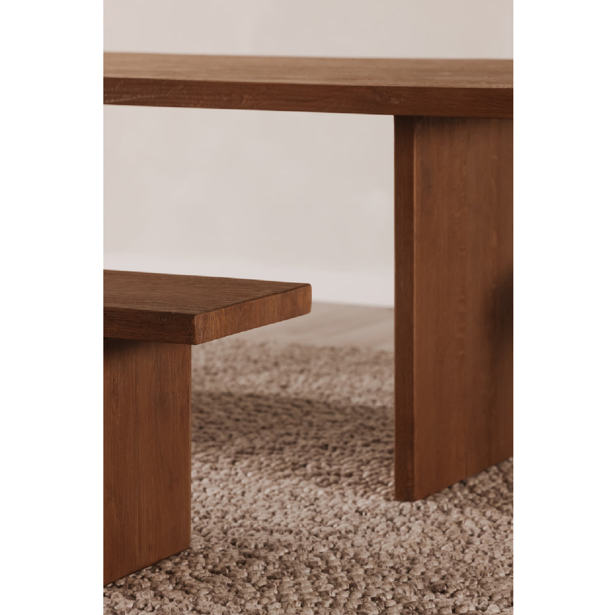 Modern European furniture - Sandblasted Oak Dining Table - www.oroa.com