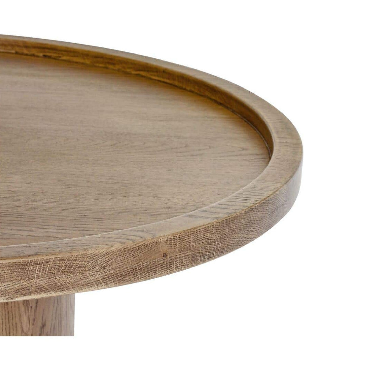 Modern European furniture - Round Tray Oak Coffee Table - www.oroa.com