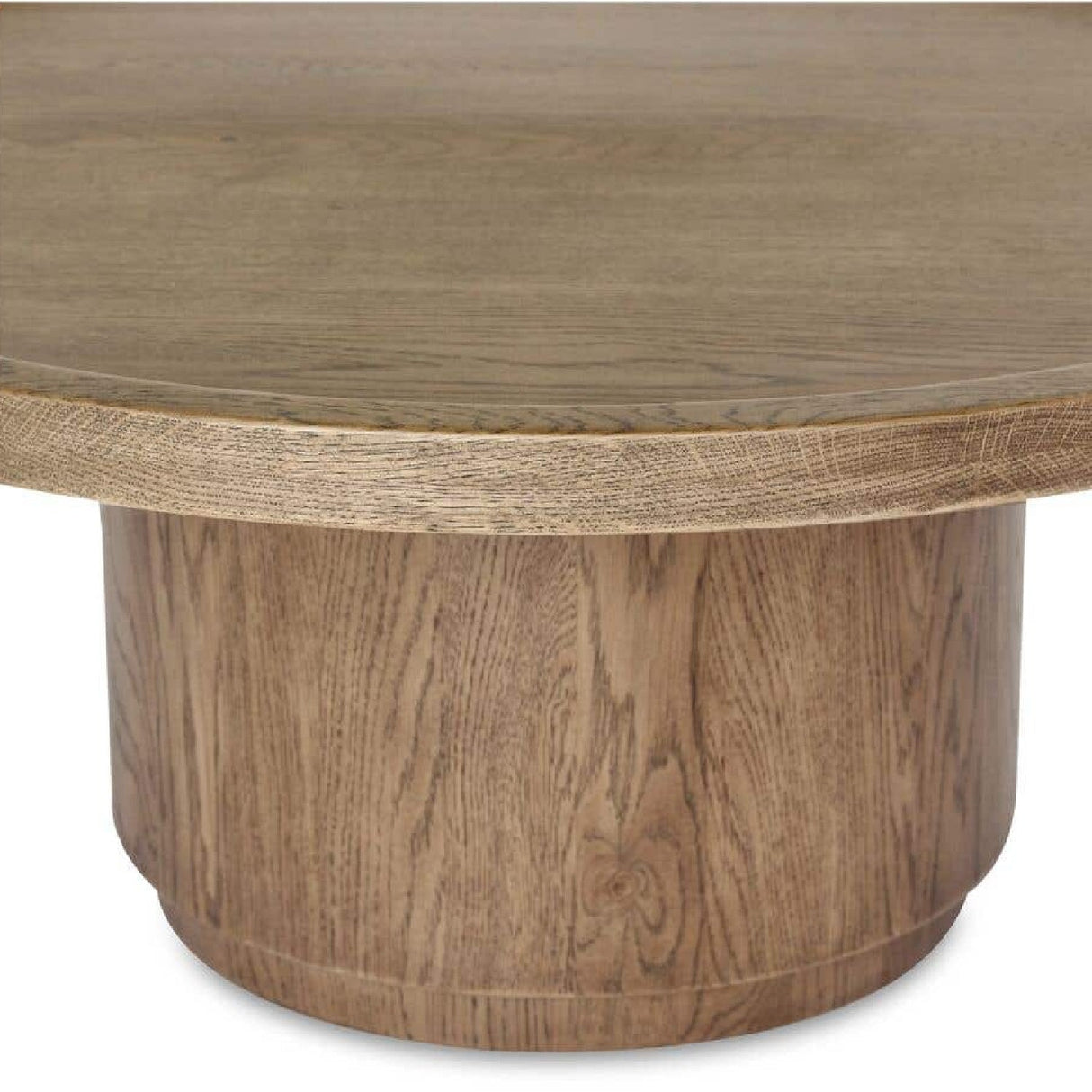 Modern European furniture - Round Tray Oak Coffee Table - www.oroa.com