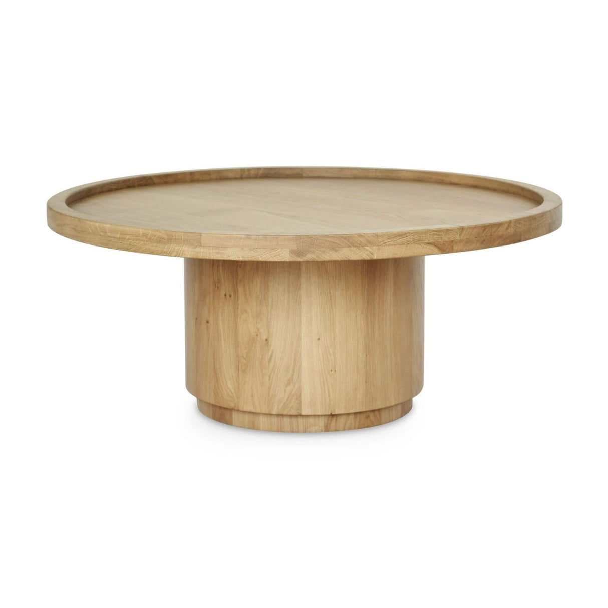 Modern European furniture - Round Tray Oak Coffee Table - www.oroa.com