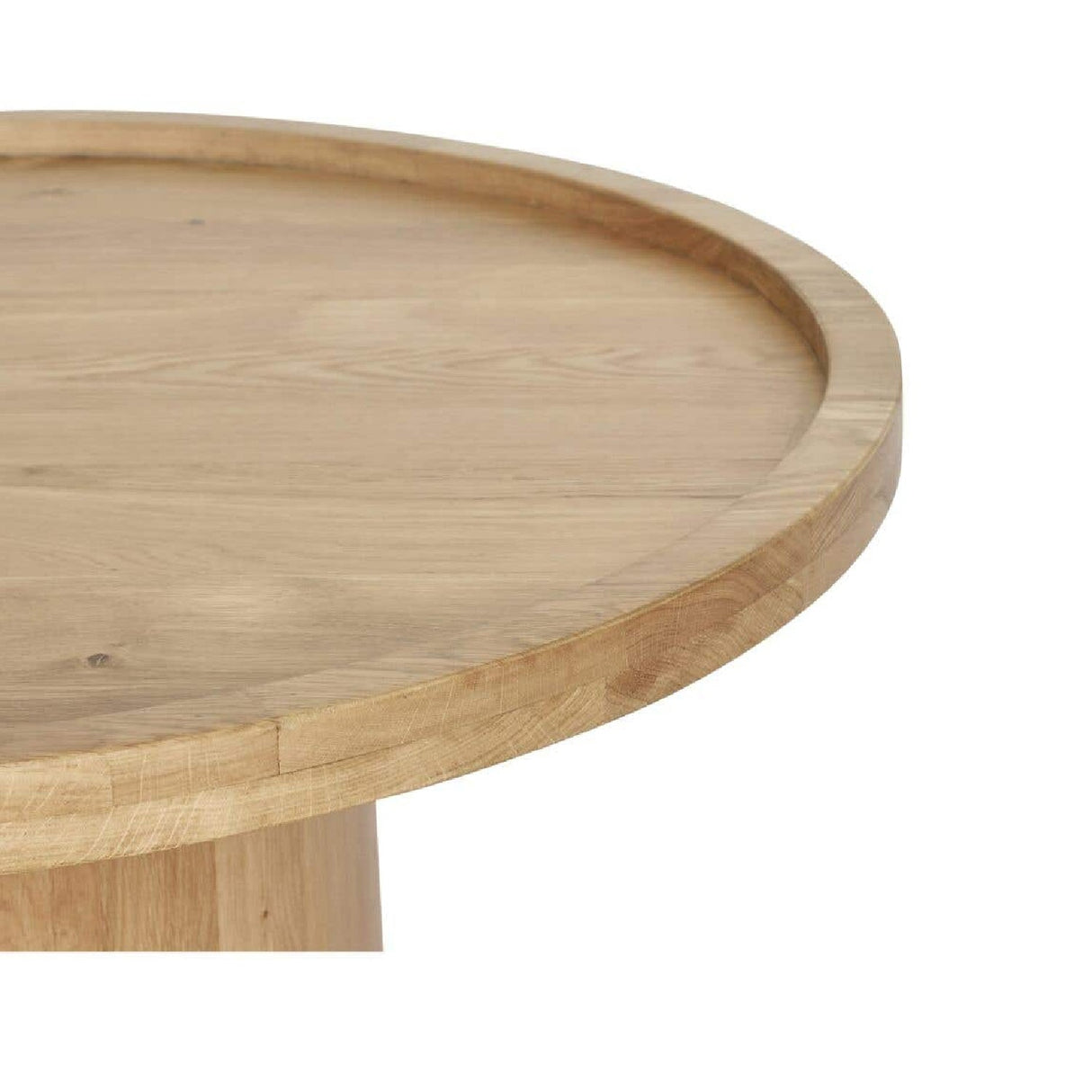 Modern European furniture - Round Tray Oak Coffee Table - www.oroa.com