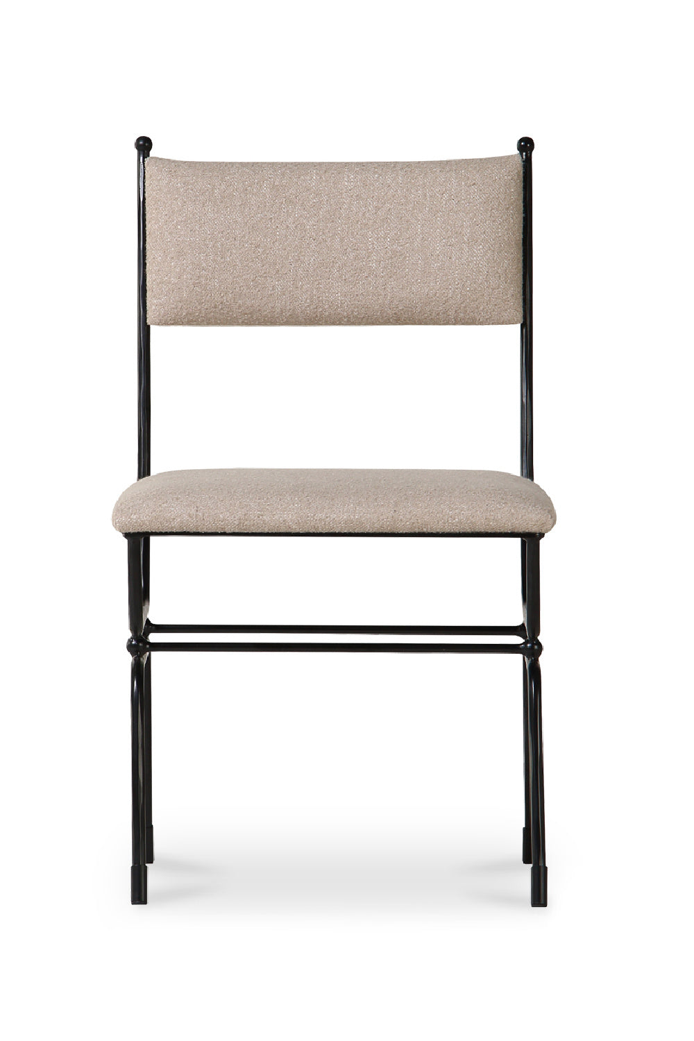 Modern European furniture - Hammered Metal Frame Dining Chair - www.oroa.com