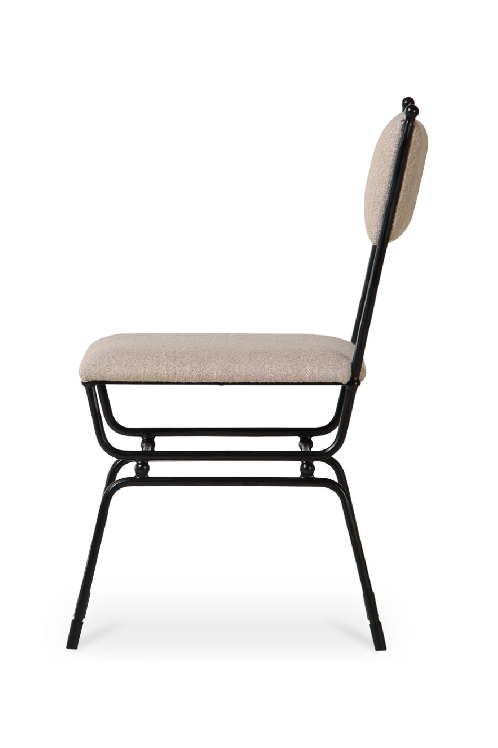 Modern European furniture - Hammered Metal Frame Dining Chair - www.oroa.com