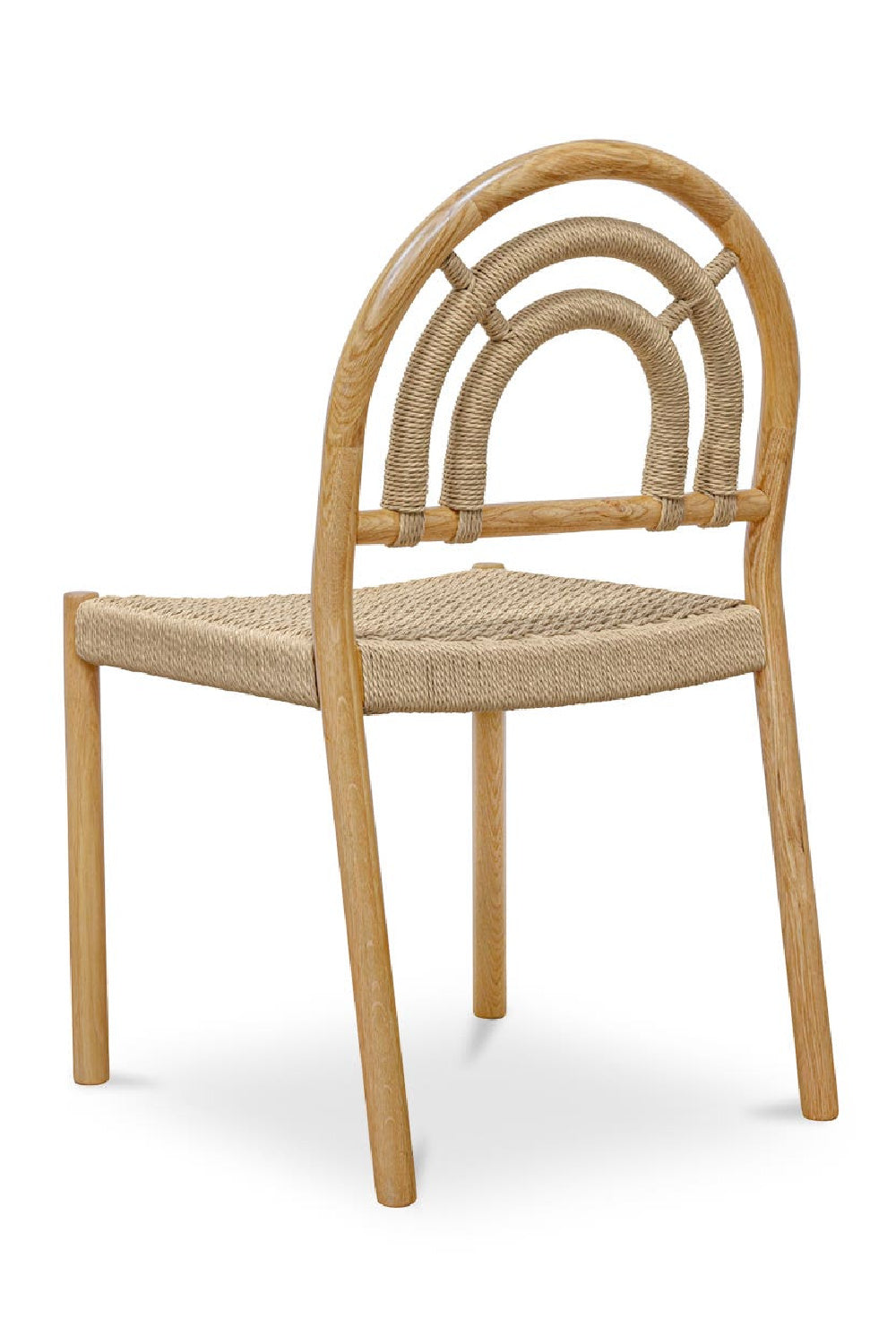 Modern European furniture - Cane-Wrapped Dining Chair Set (2) - www.oroa.com