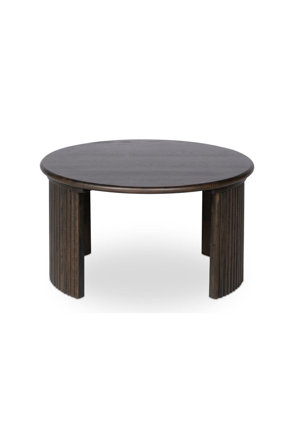 Oak Fluted Base Coffee Table | Novi Living Penny