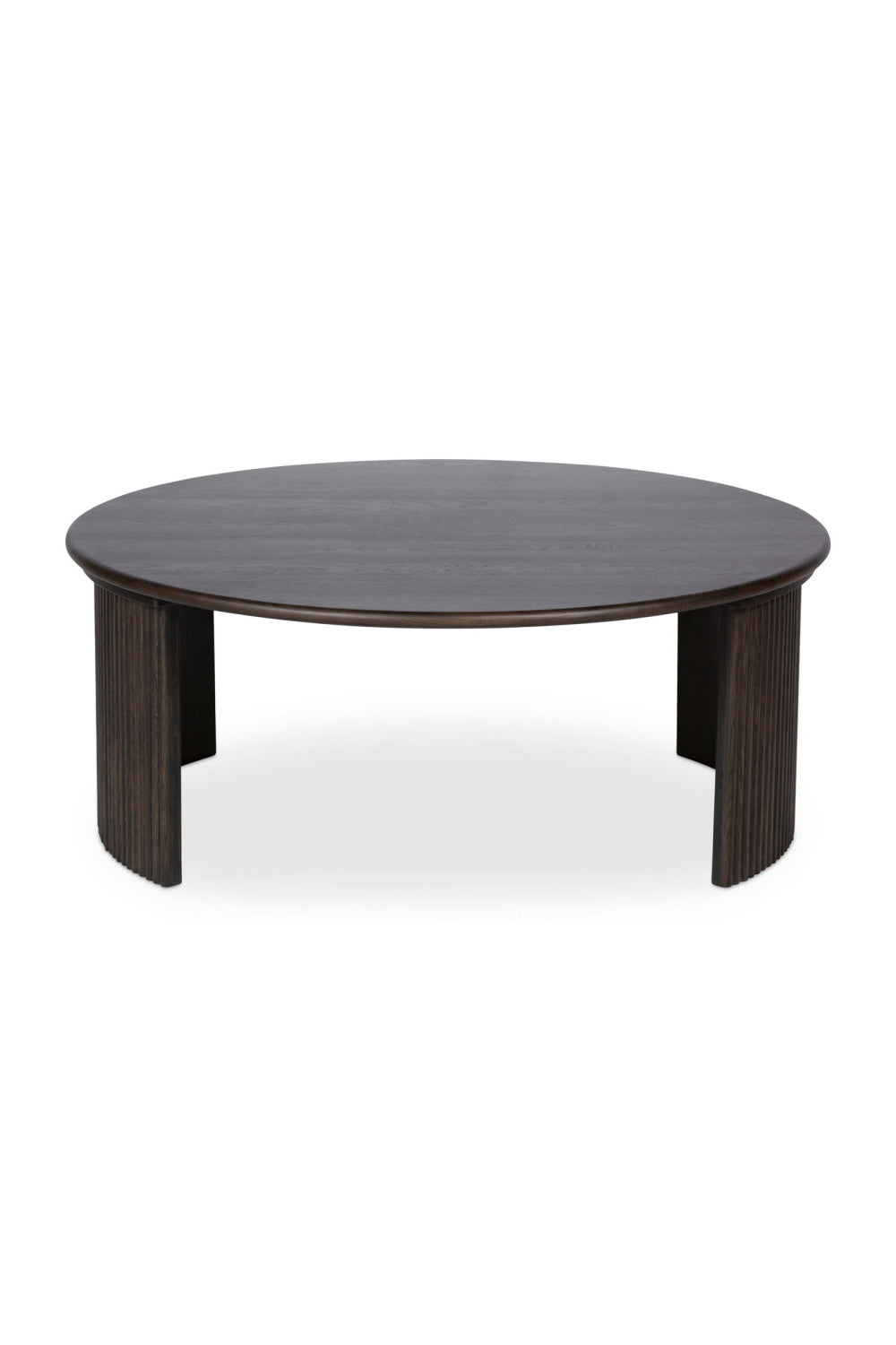 Oak Fluted Base Coffee Table | Novi Living Penny