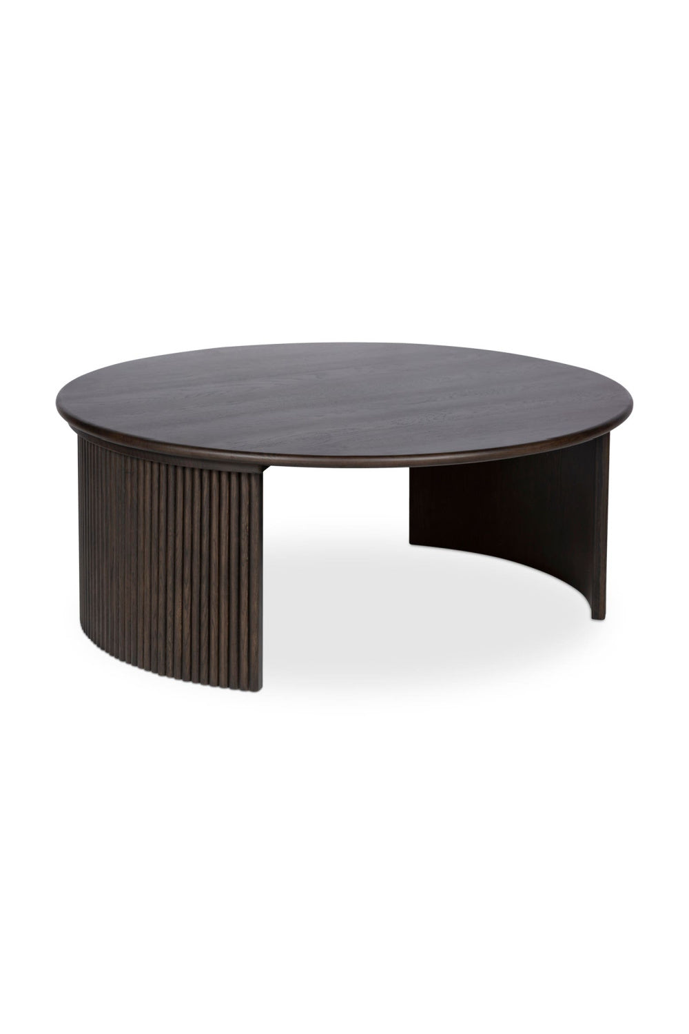Oak Fluted Base Coffee Table | Novi Living Penny