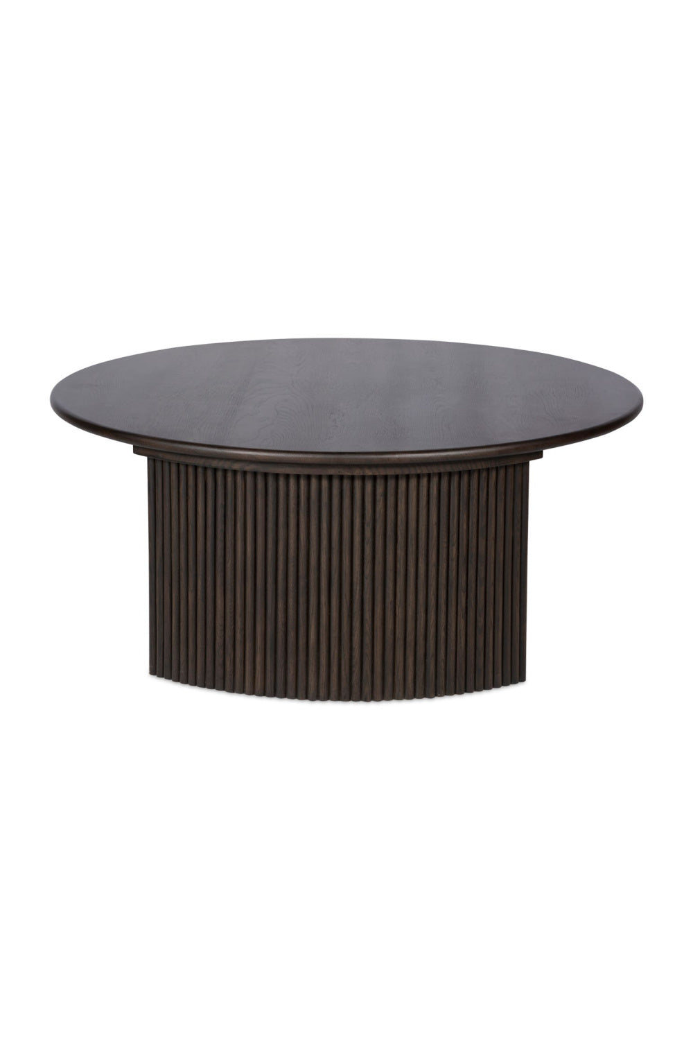 Oak Fluted Base Coffee Table | Novi Living Penny