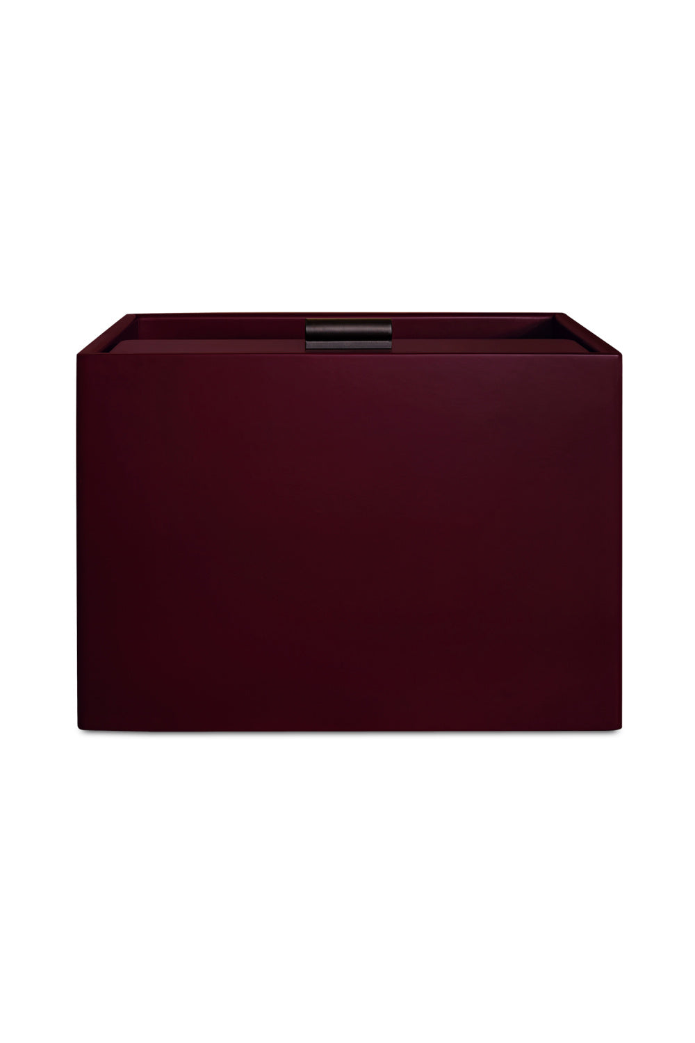Modern European furniture - Red Wooden 1-Drawer Nightstand - www.oroa.com