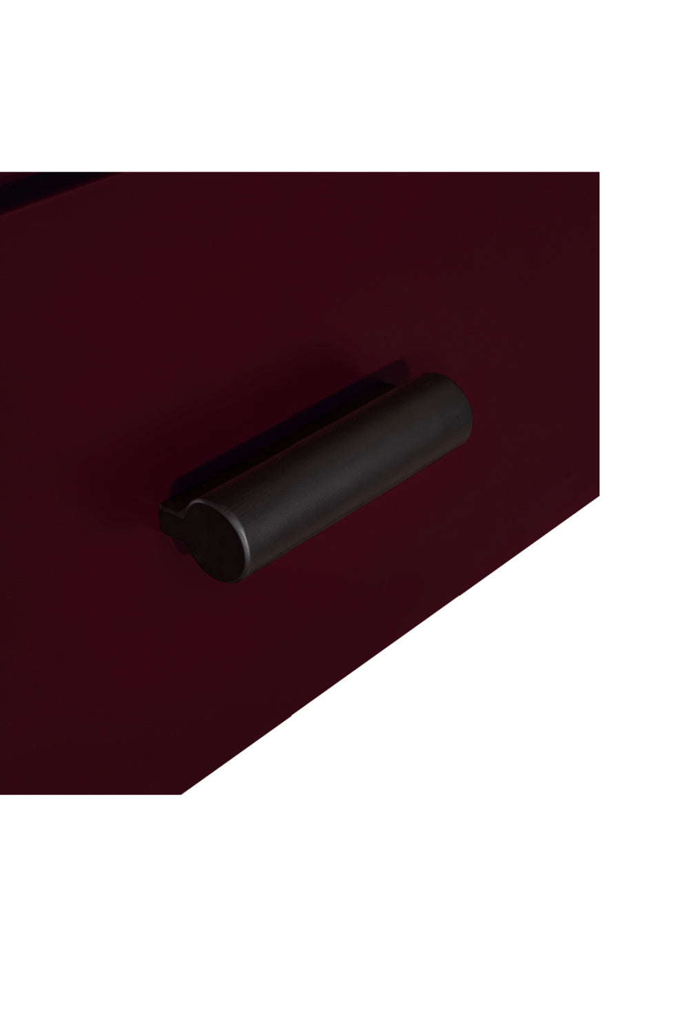 Modern European furniture - Red Wooden 1-Drawer Nightstand - www.oroa.com