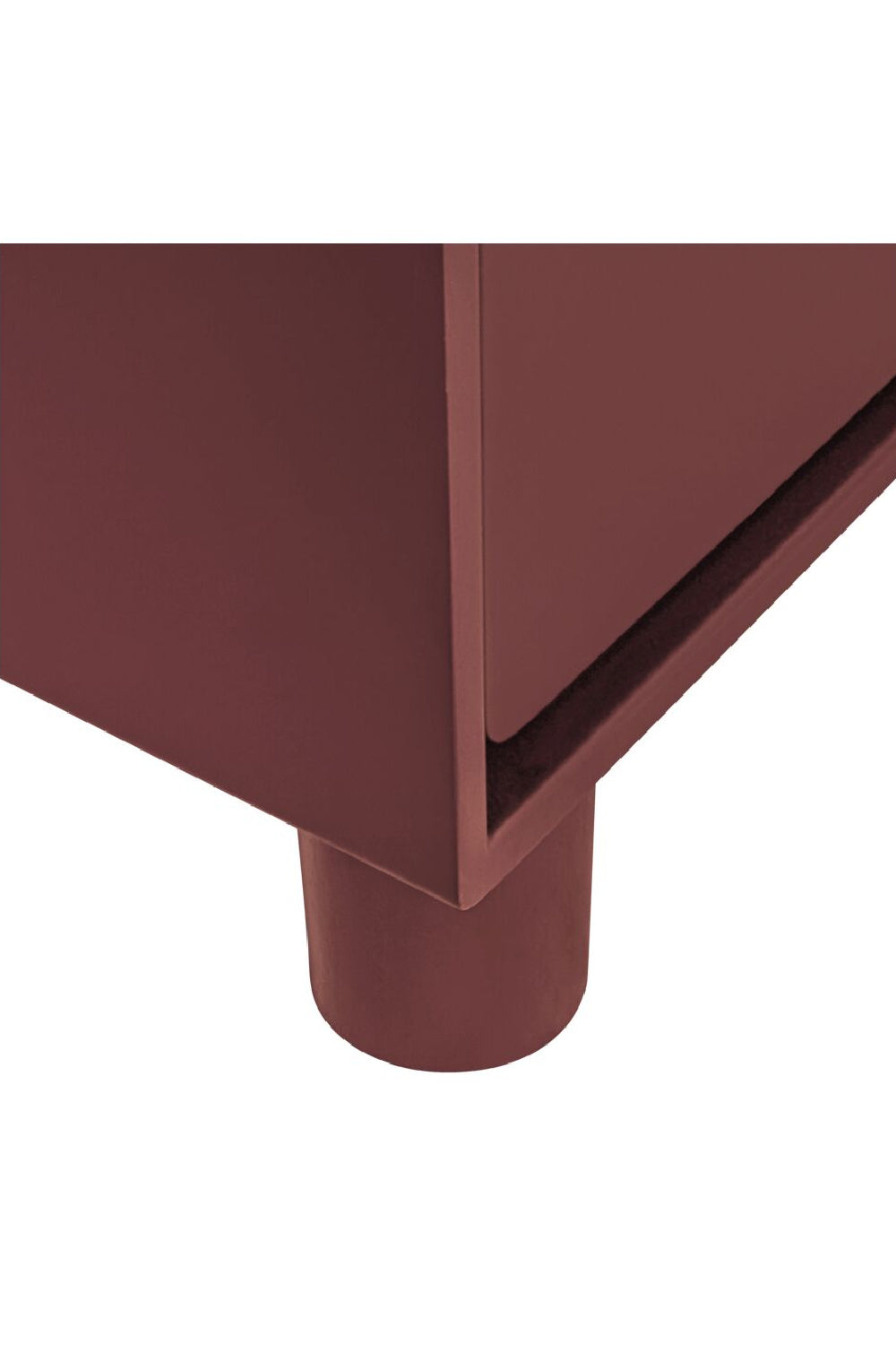 Modern European furniture - Red Wooden 6-Drawer Dresser - www.oroa.com