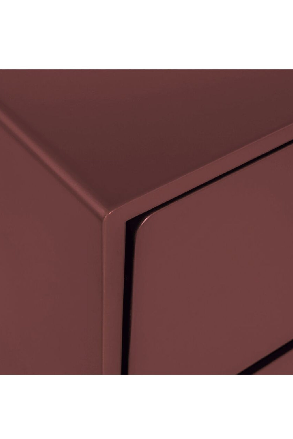 Modern European furniture - Red Wooden 6-Drawer Dresser - www.oroa.com
