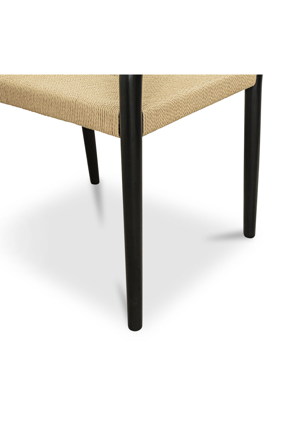 Modern European furniture - Minimalist Beech Wood & Rope Dining Chair - www.oroa.com