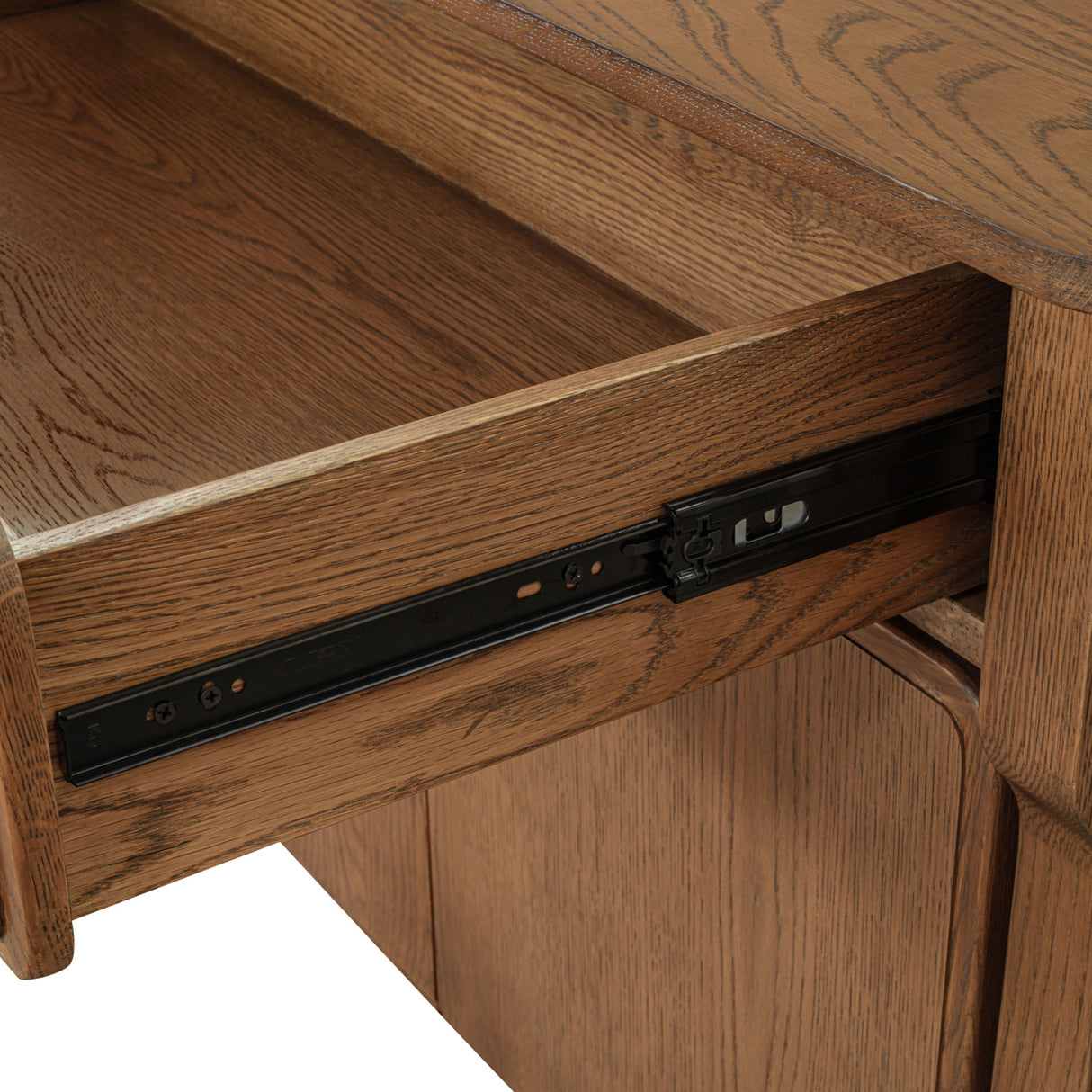 Modern European furniture - Brown Oak 2-Drawer 4-Door Sideboard - www.oroa.com