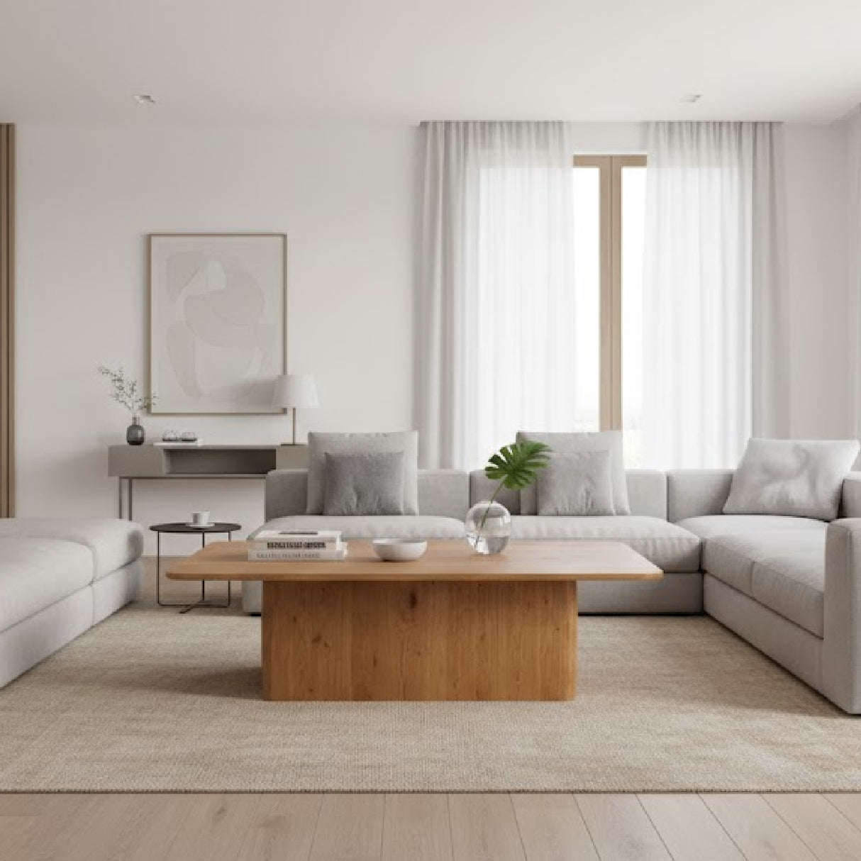 Modern European furniture - Rustic Oak Coffee Table - www.oroa.com